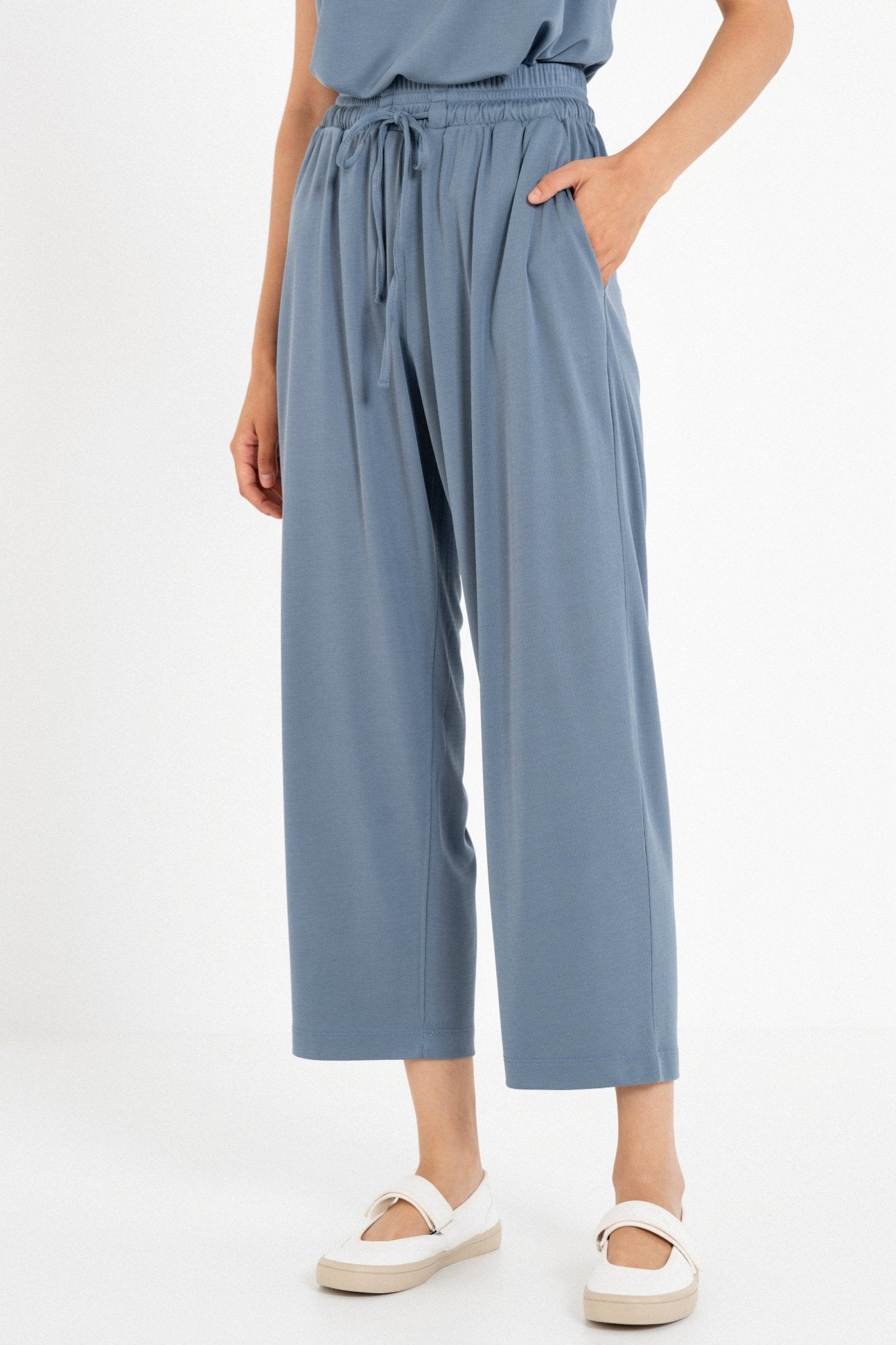 Rip Pants Dusty Blue - Dein Lieblingsladen Concept
