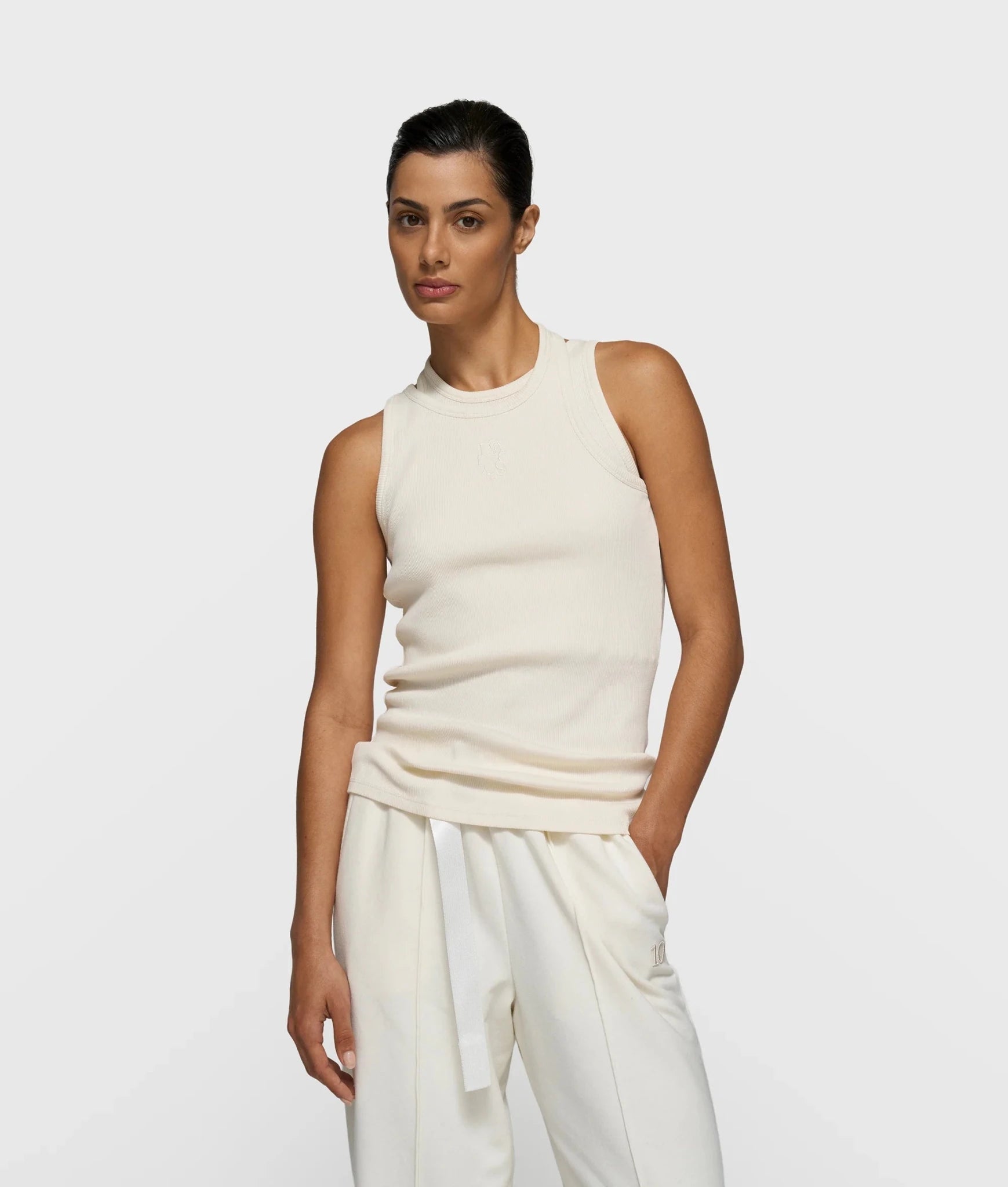A - Symmetic Rip Top - ecru - Dein Lieblingsladen Concept