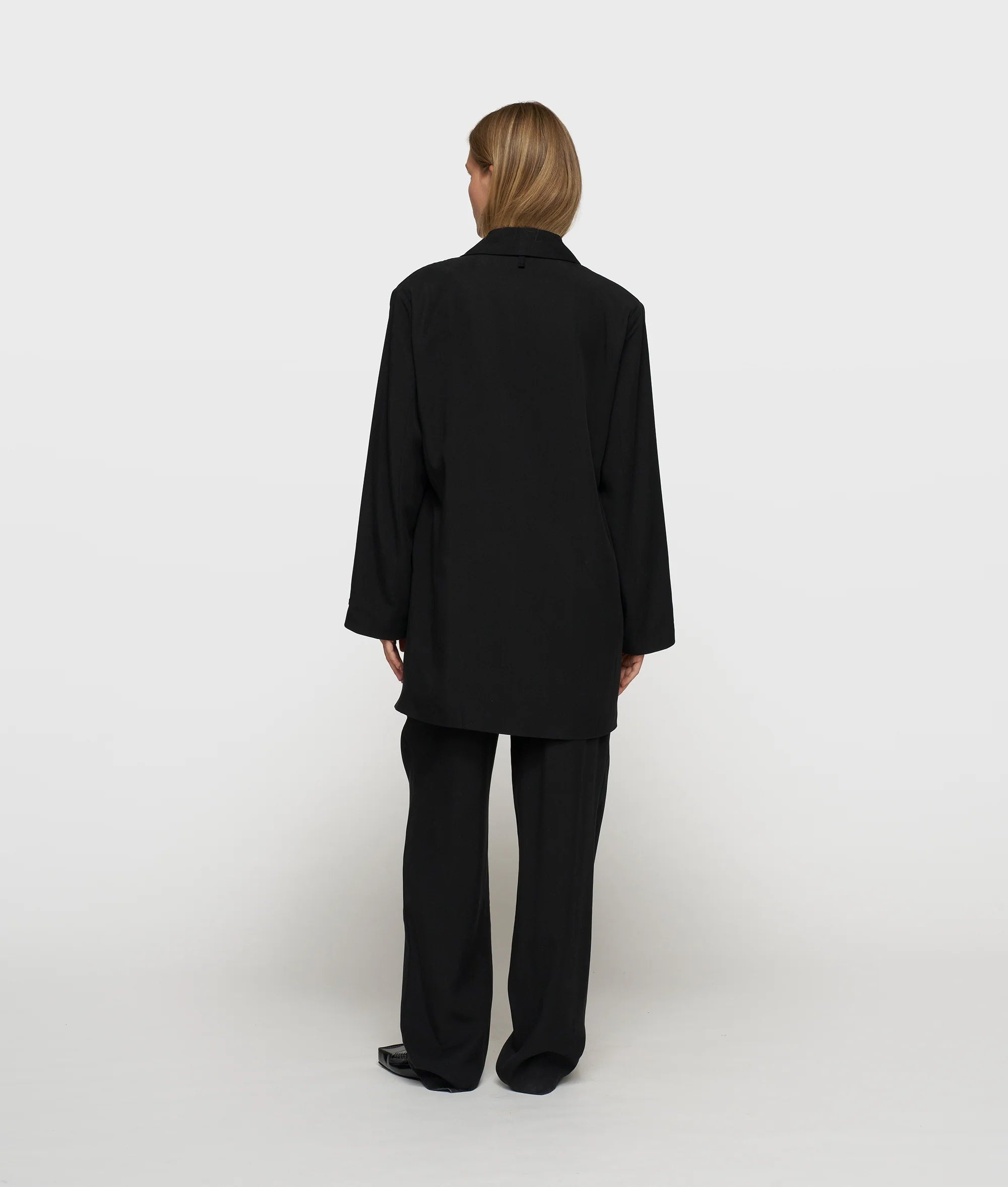 Long Flowy Blazer Lyocell