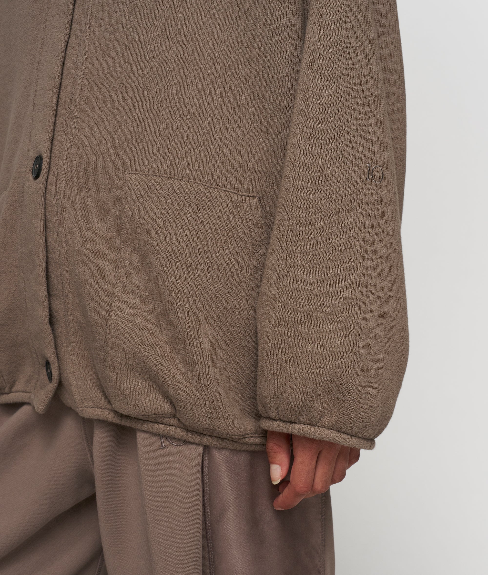 Baseball Cardigan Fleece