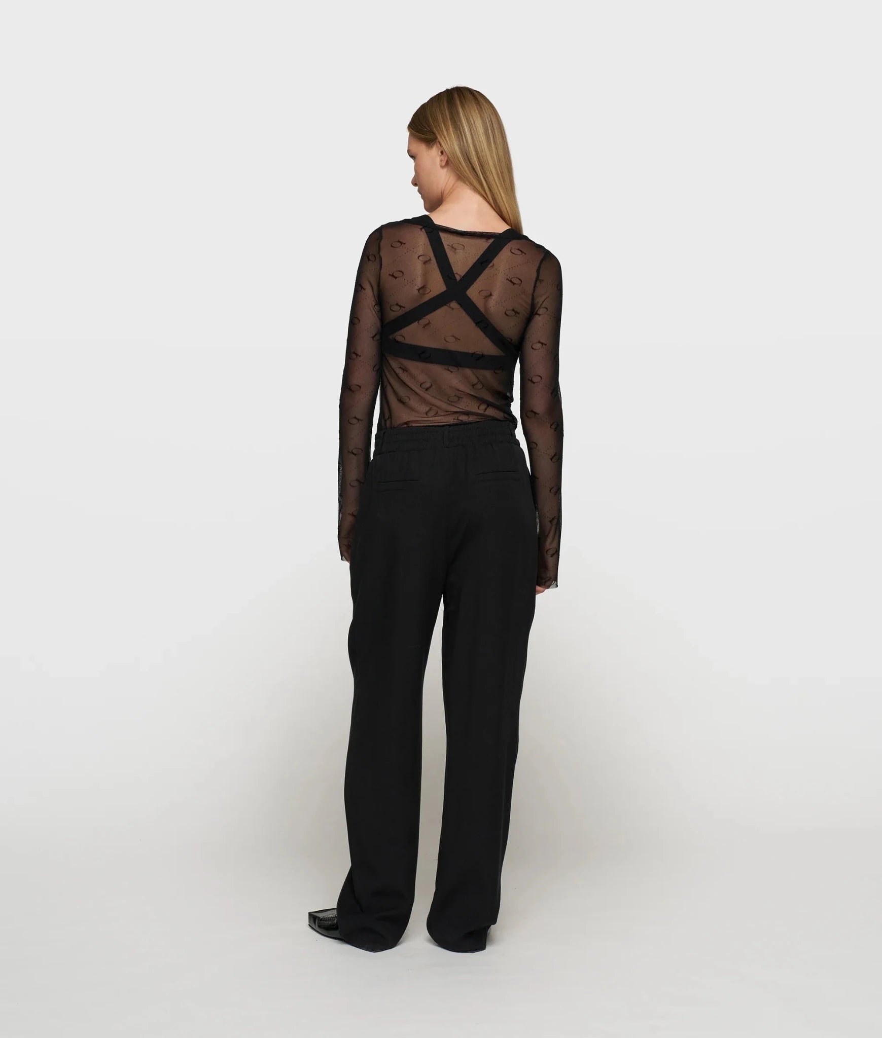 Mesh Long Sleeve Monogram - Dein Lieblingsladen Concept
