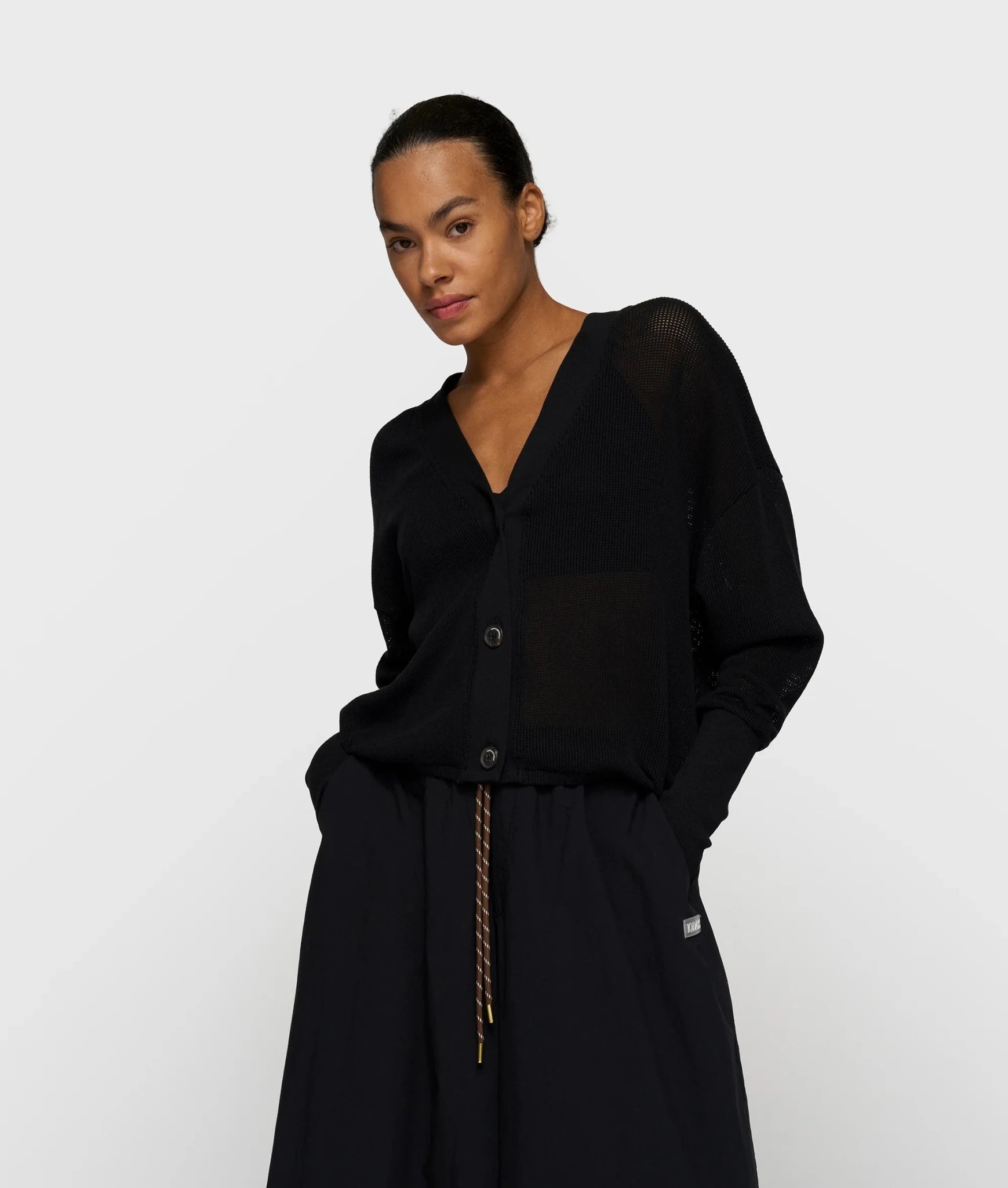 V - Neck Cardigan Mesh - Dein Lieblingsladen Concept