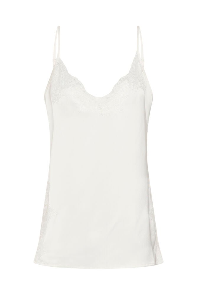 Lace Long Top "MWBrenda" 10705657 - snow white - Dein Lieblingsladen Concept