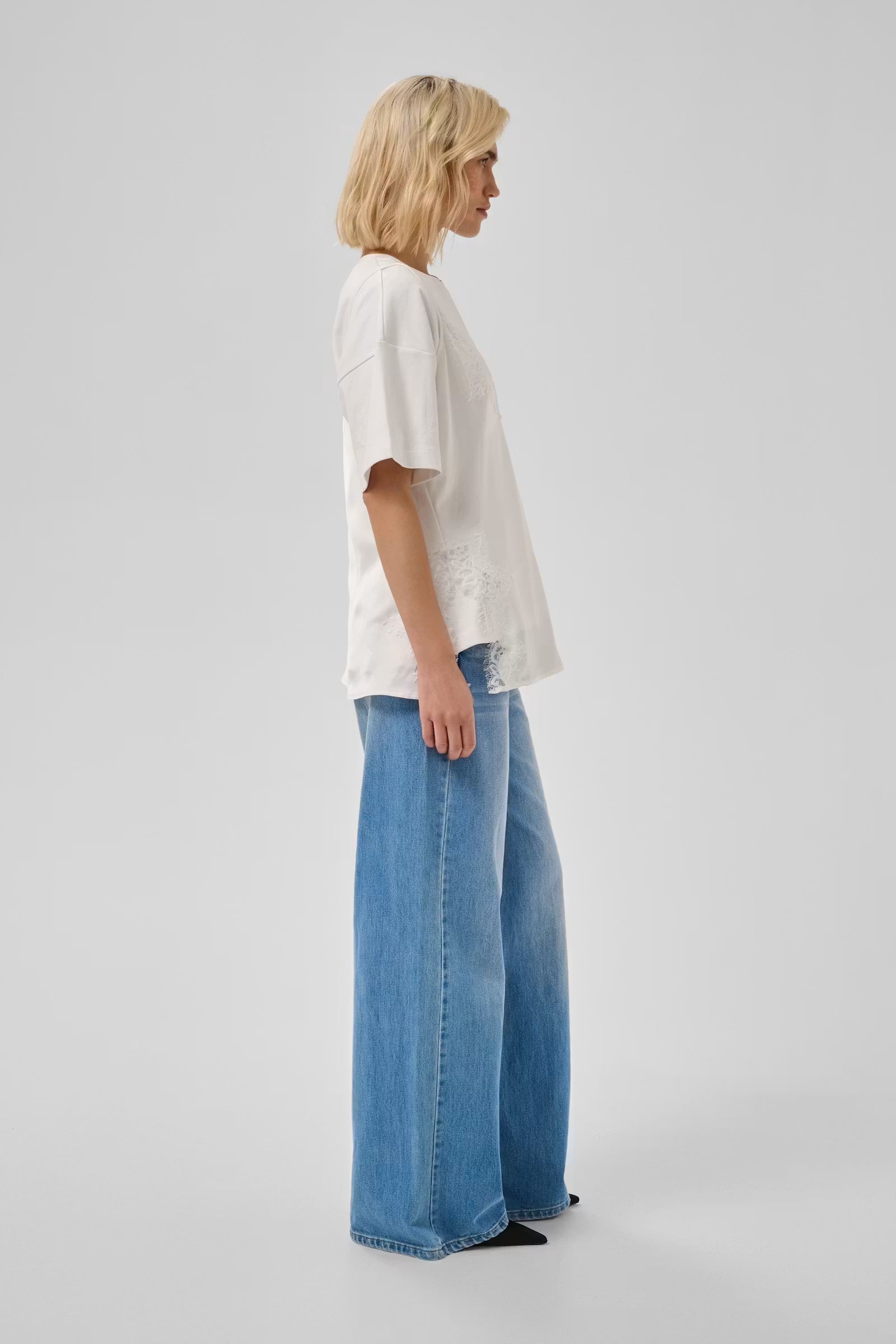 Wide Jeans "MWNida" 10705634 - light blue vintage wash
