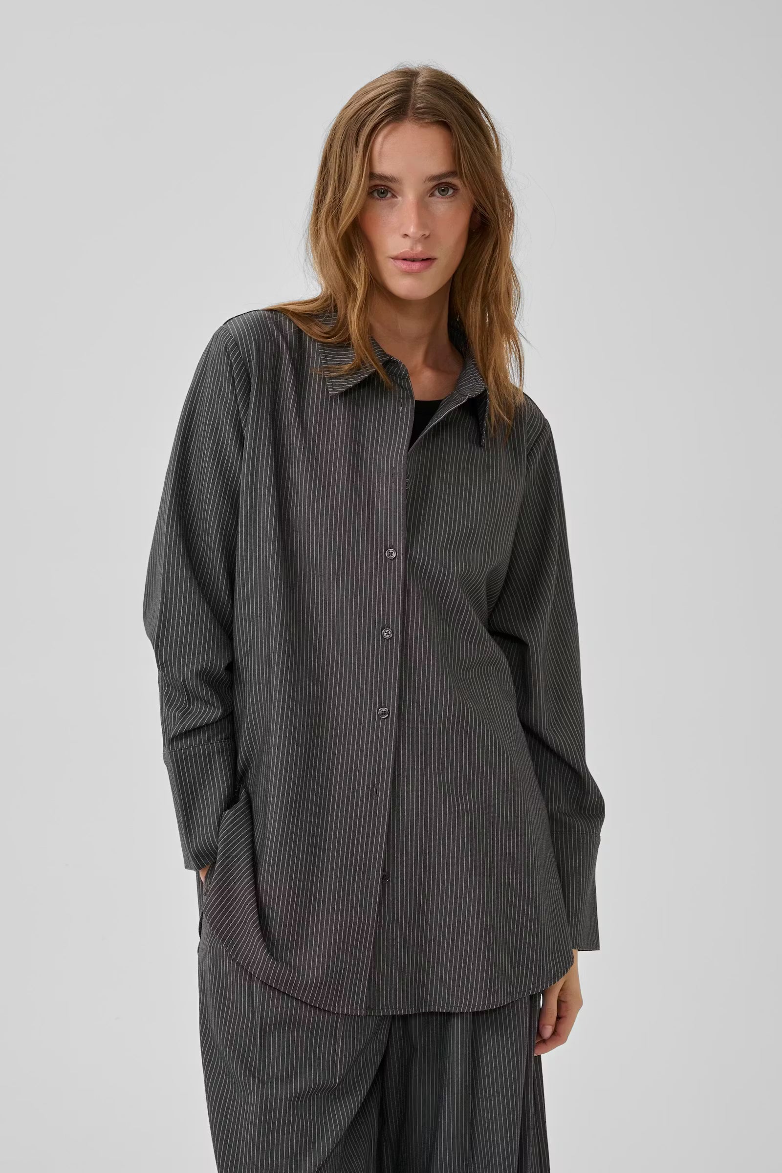 The Pinstriped Shirt