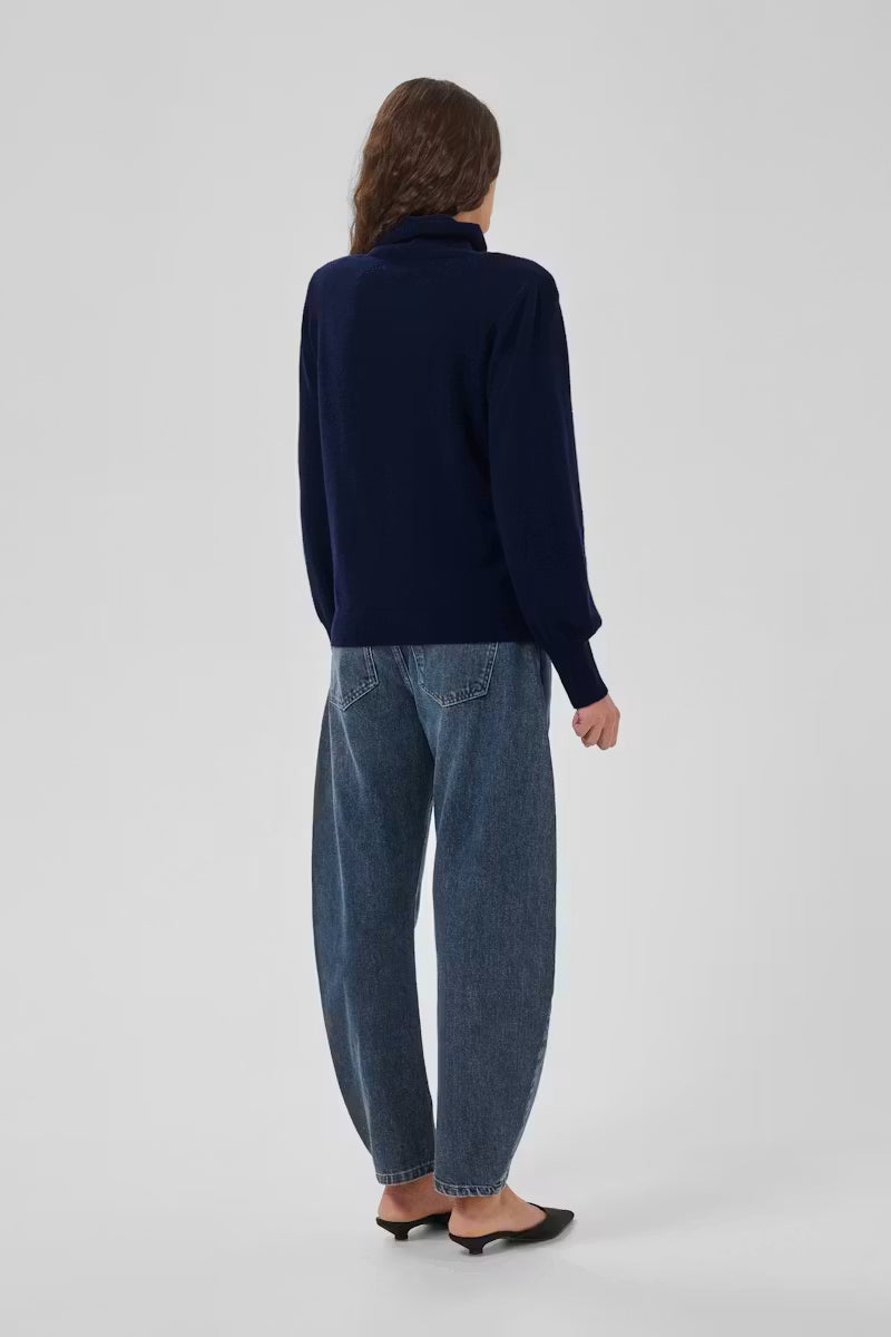 Rollneck Pullover "MWJola" dark sapphire blue