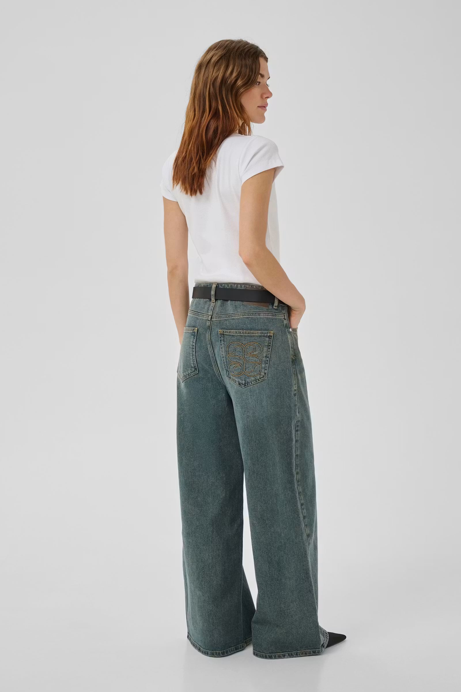 Wide Jeans "MWNida" dark blue