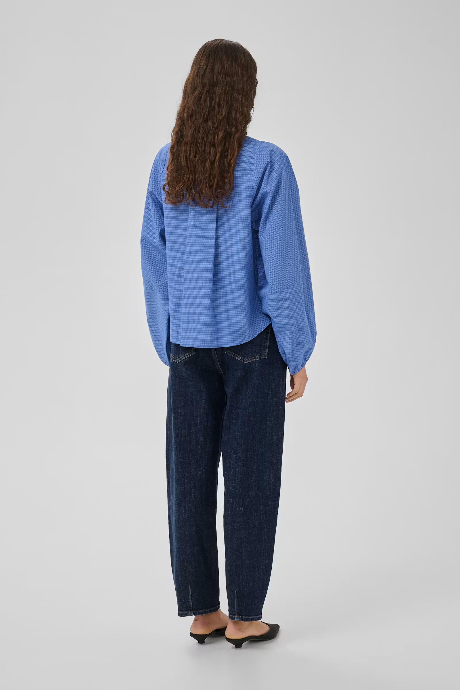 Barrel Jeans "MWLucy" dark blue un-wash