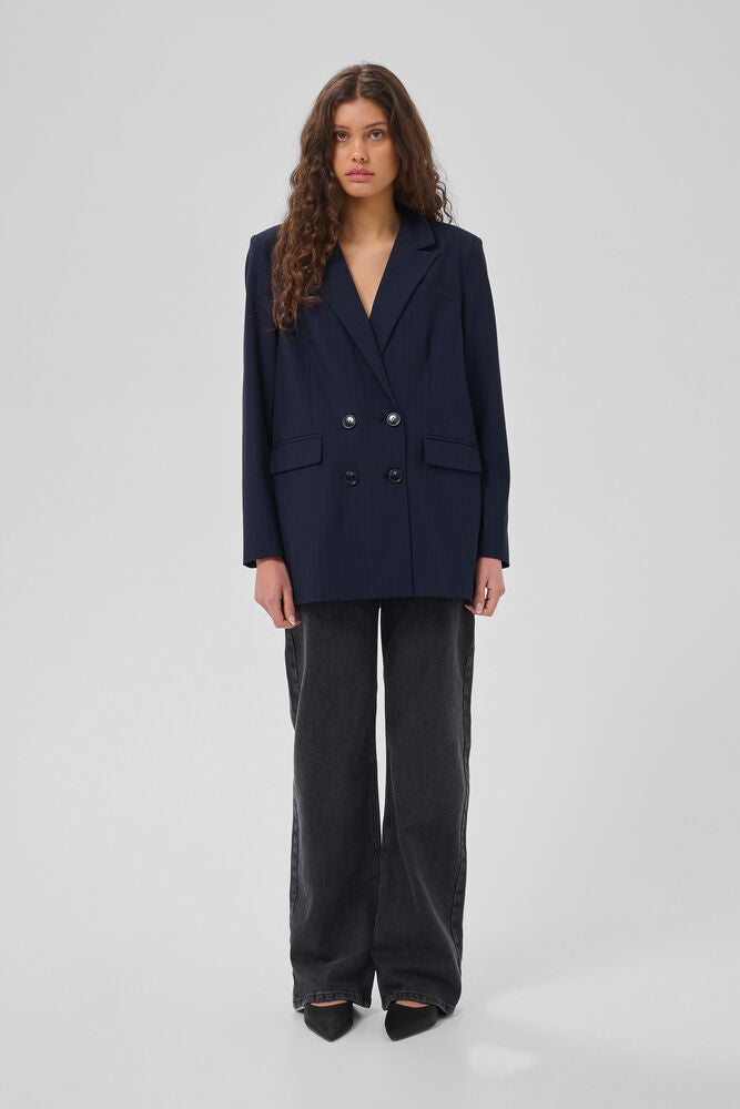 Boxy Blazer "MWLana" dark sapphire blue