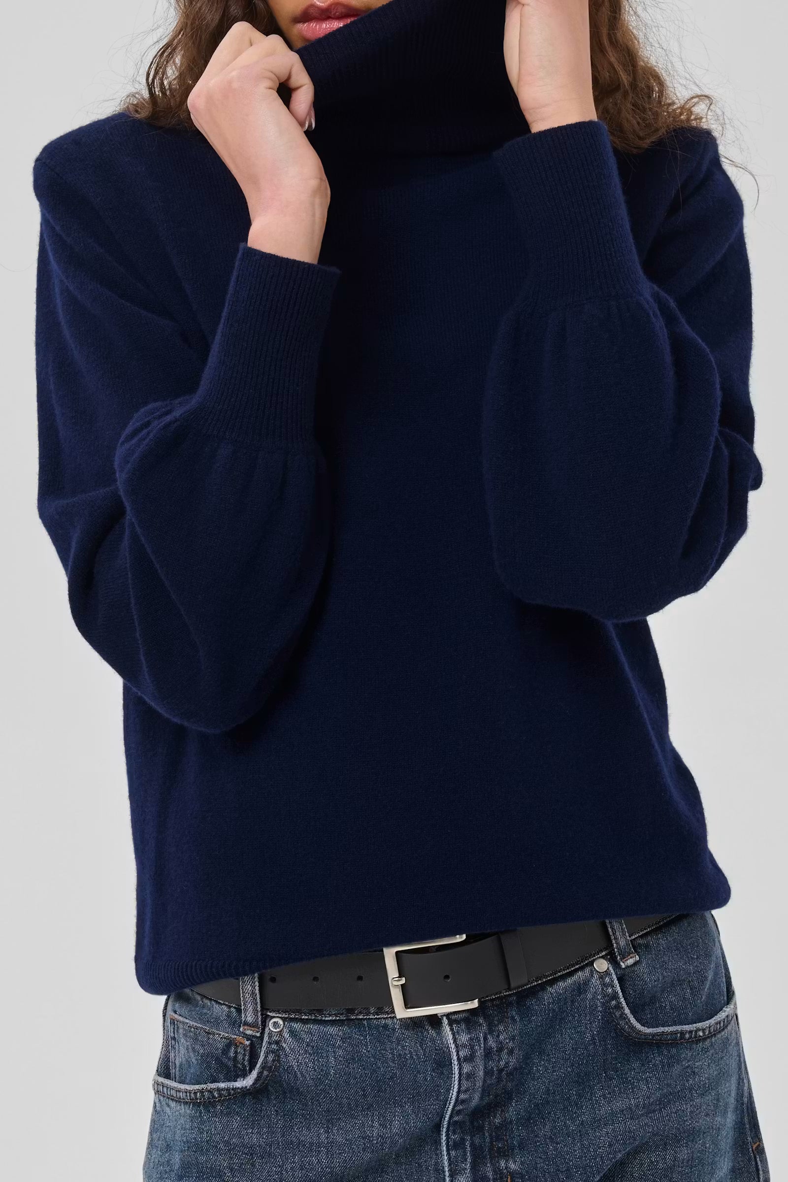 Rollneck Pullover "MWJola" dark sapphire blue