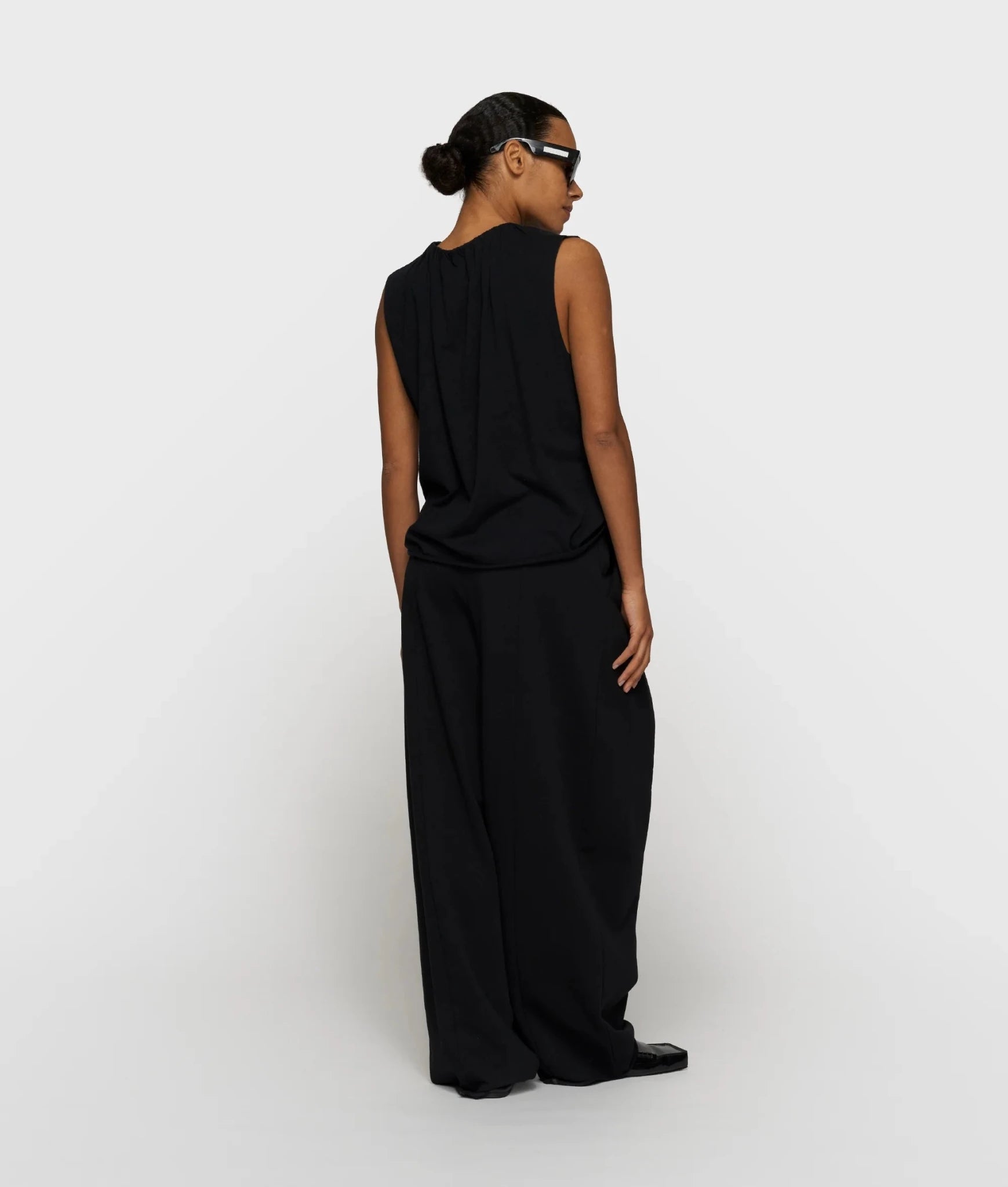Pleated Top Jersey Black - Dein Lieblingsladen Concept