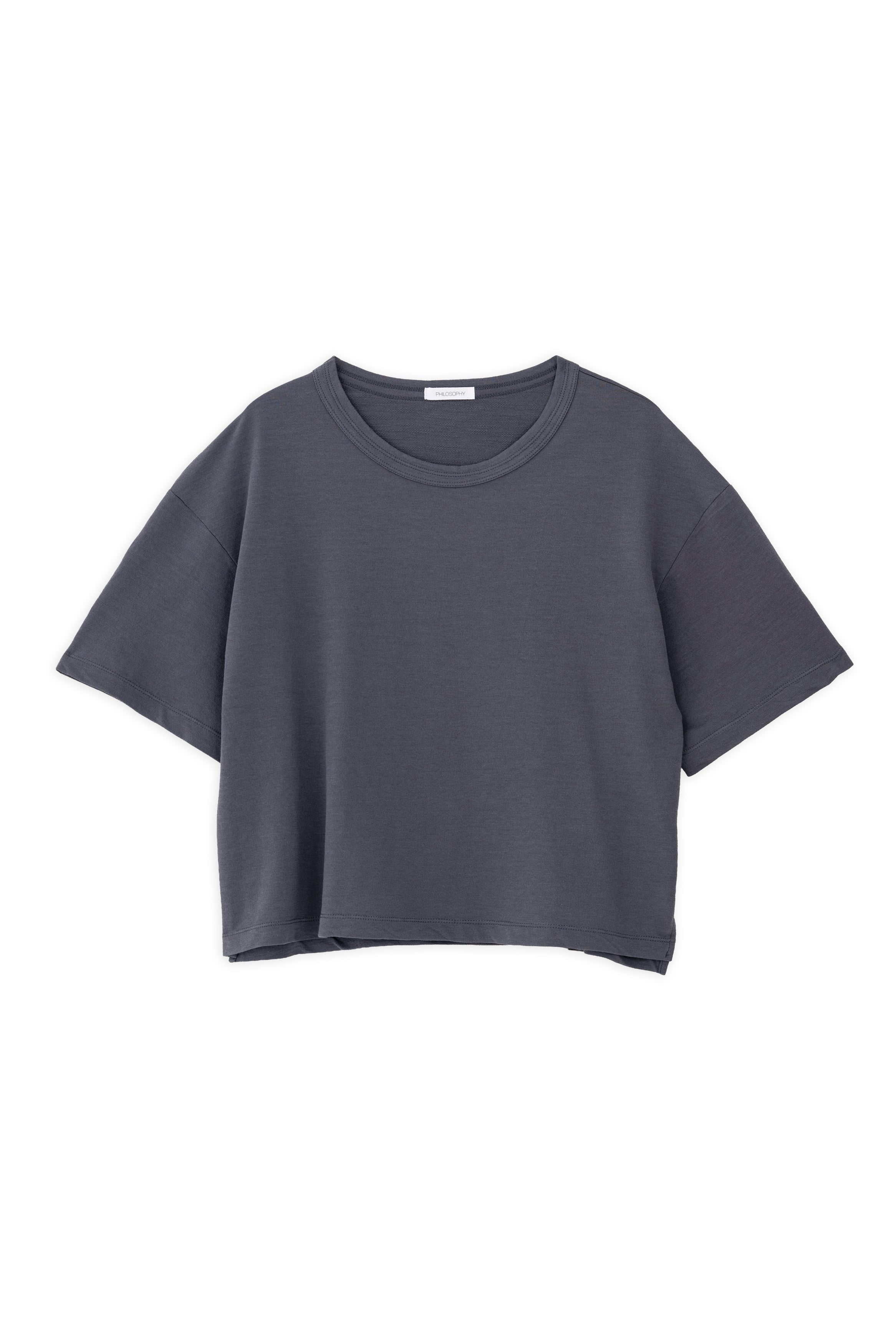 Light Futter Cropped Top Dusty Ciel