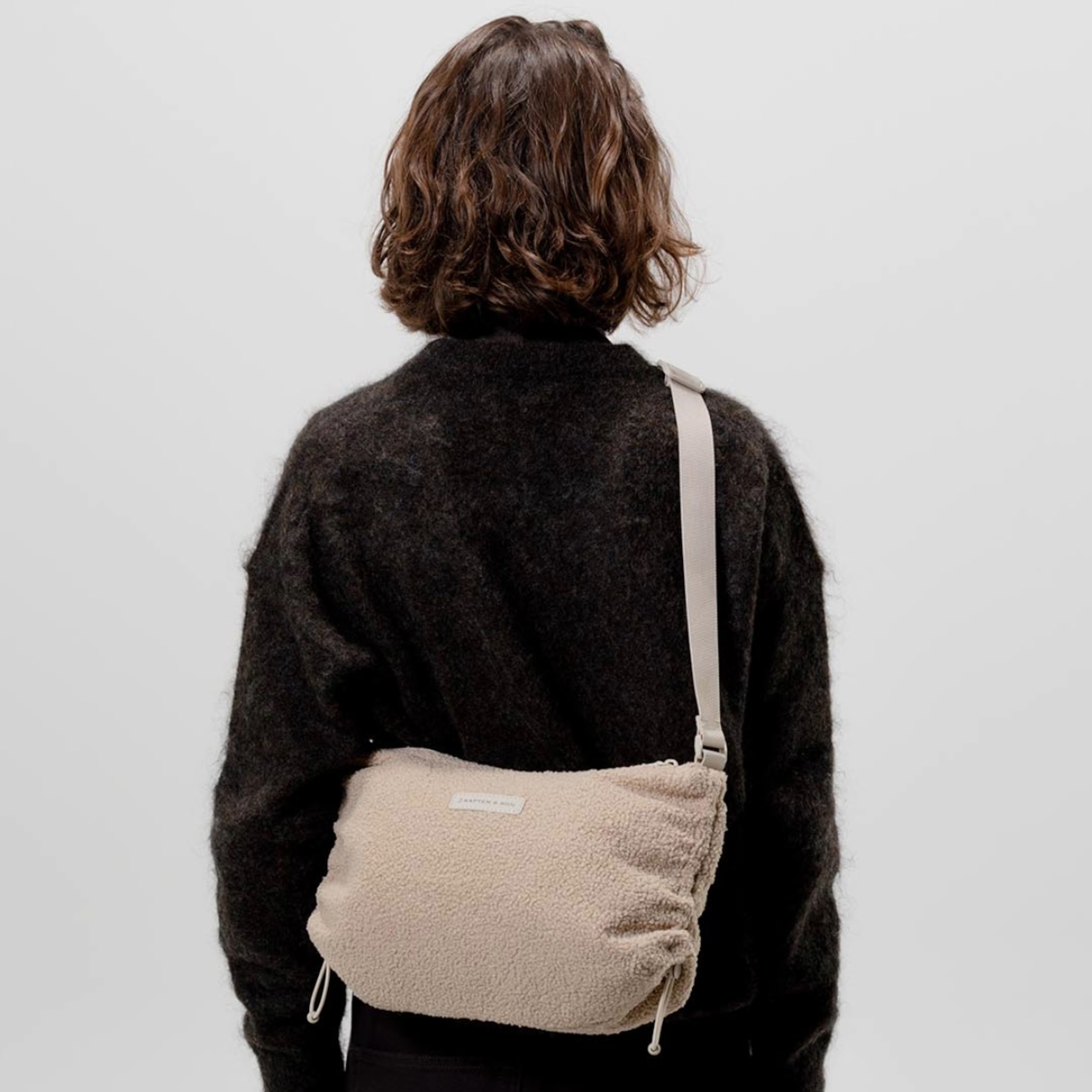 Tasche "Skara Small Fleece" sandstone