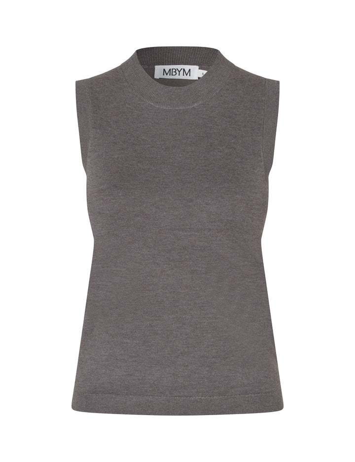 Ärmelloser Strickpullover "Morisot-M" falcon melange