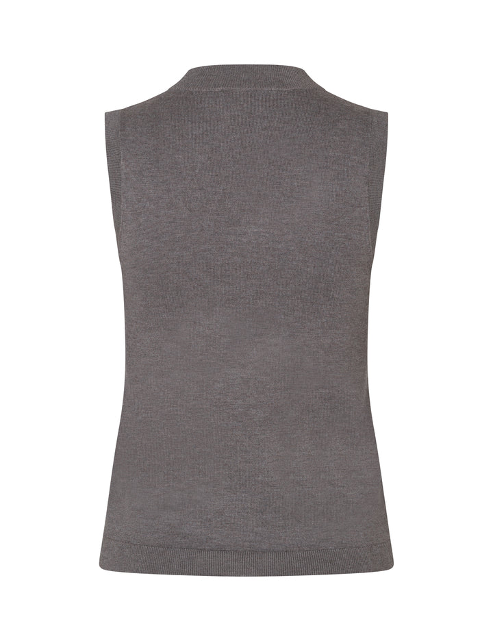 Ärmelloser Strickpullover "Morisot-M" falcon melange