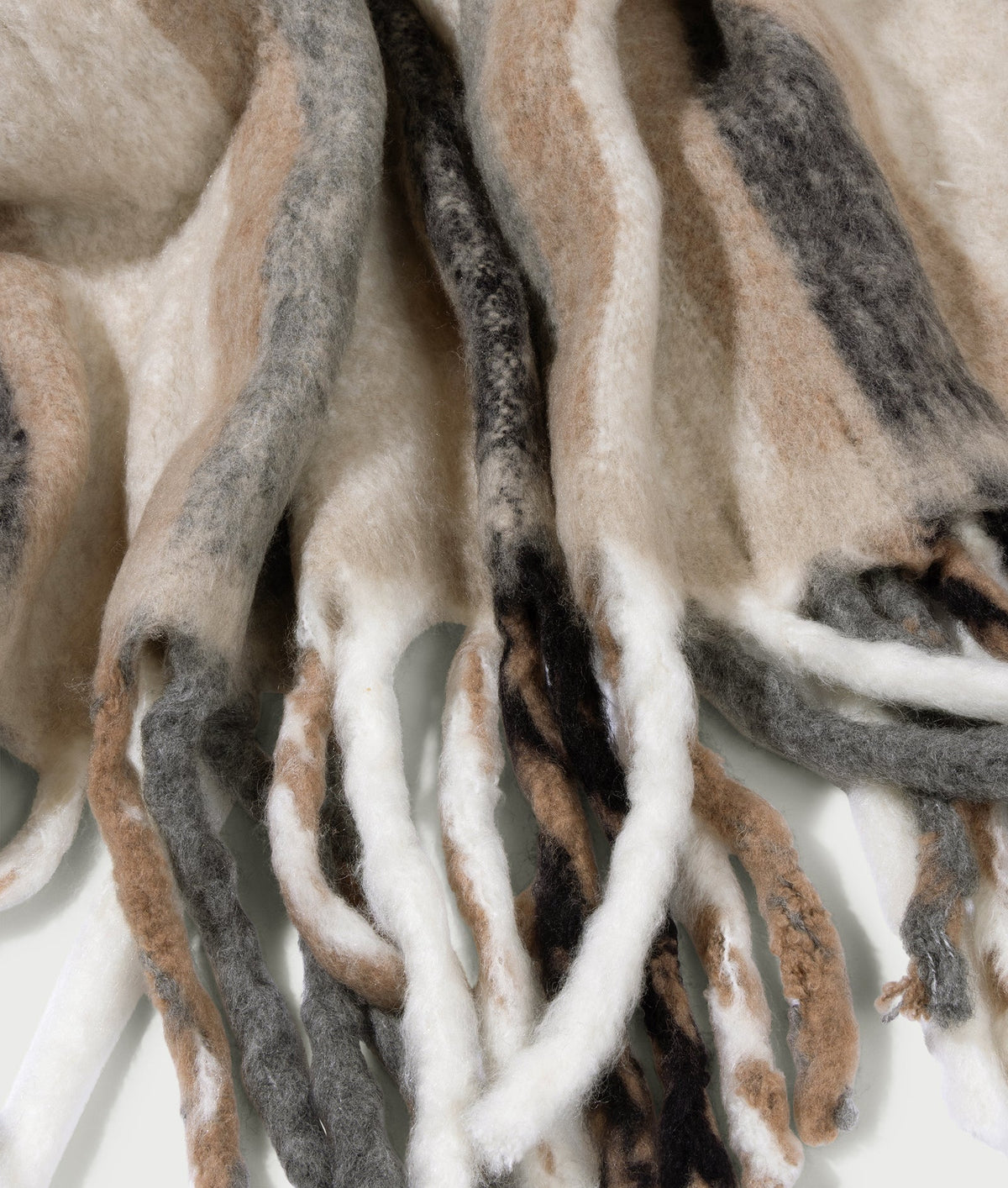Wood Blend Plaid Brown Grey