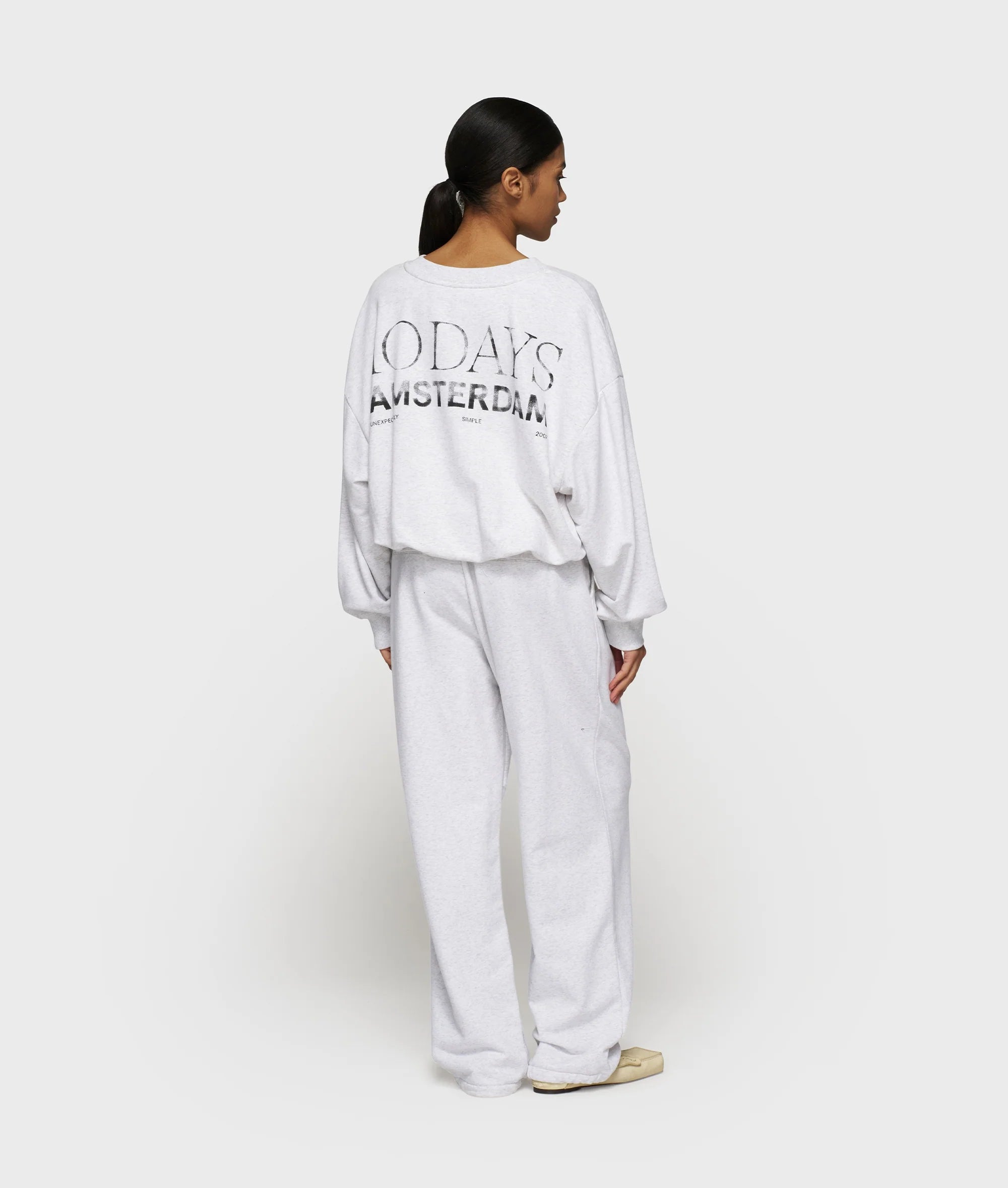 Pleated Sweater Back Stamp