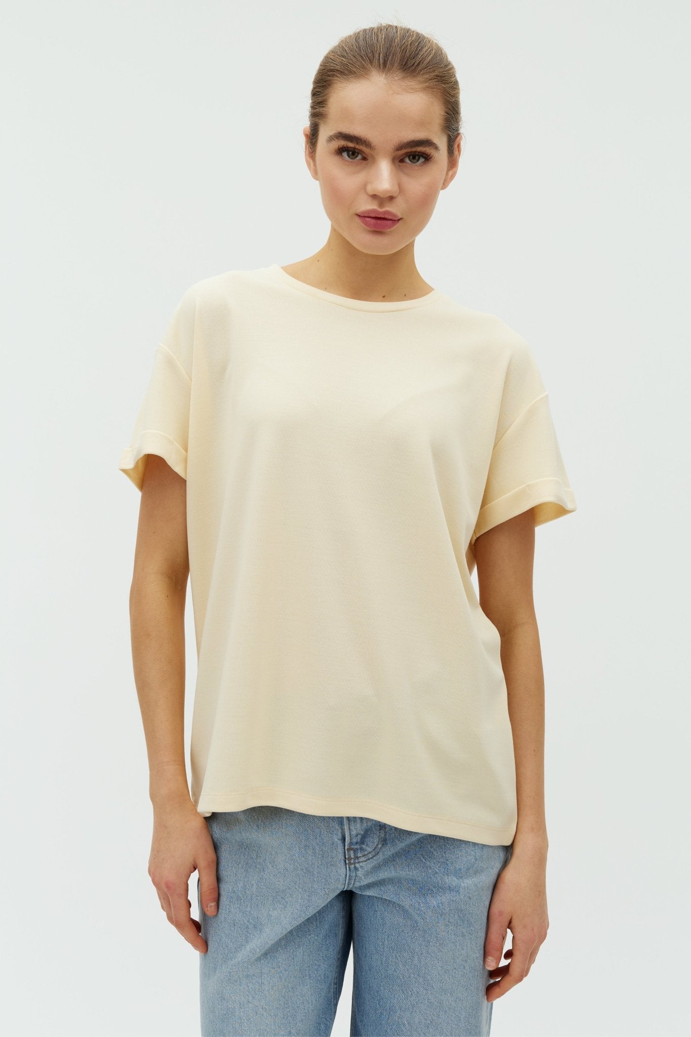 T-Shirt "Amana - M" - summer yellow - Dein Lieblingsladen Concept