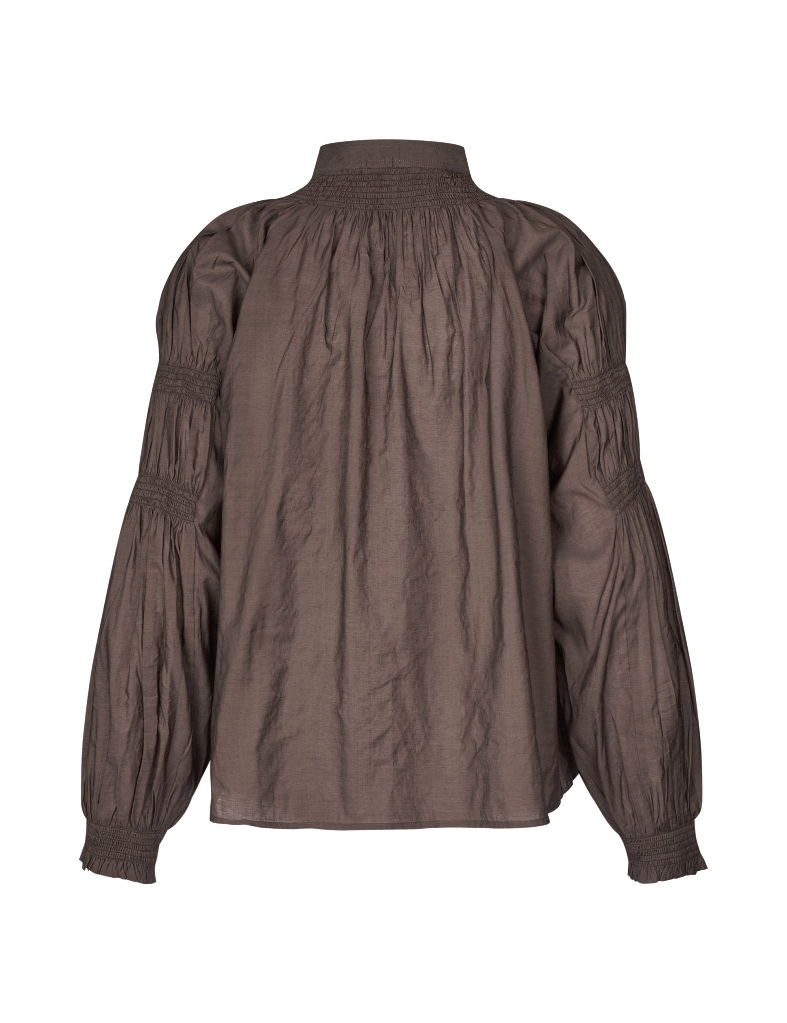 Bluse "Khalya - M" Chocolate Brown - Dein Lieblingsladen Concept
