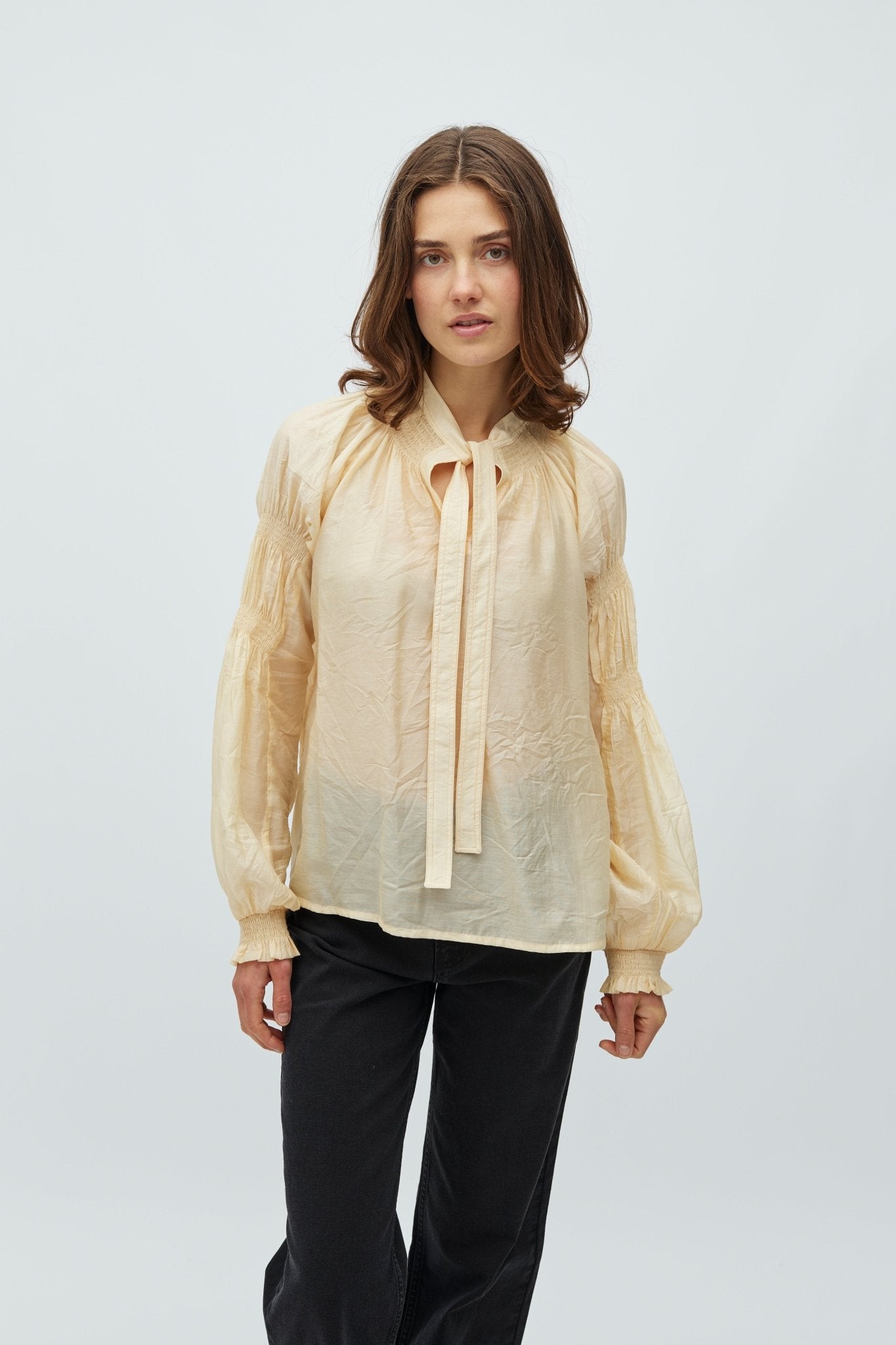 Bluse "Khalya - M" Summer Yellow - Dein Lieblingsladen Concept