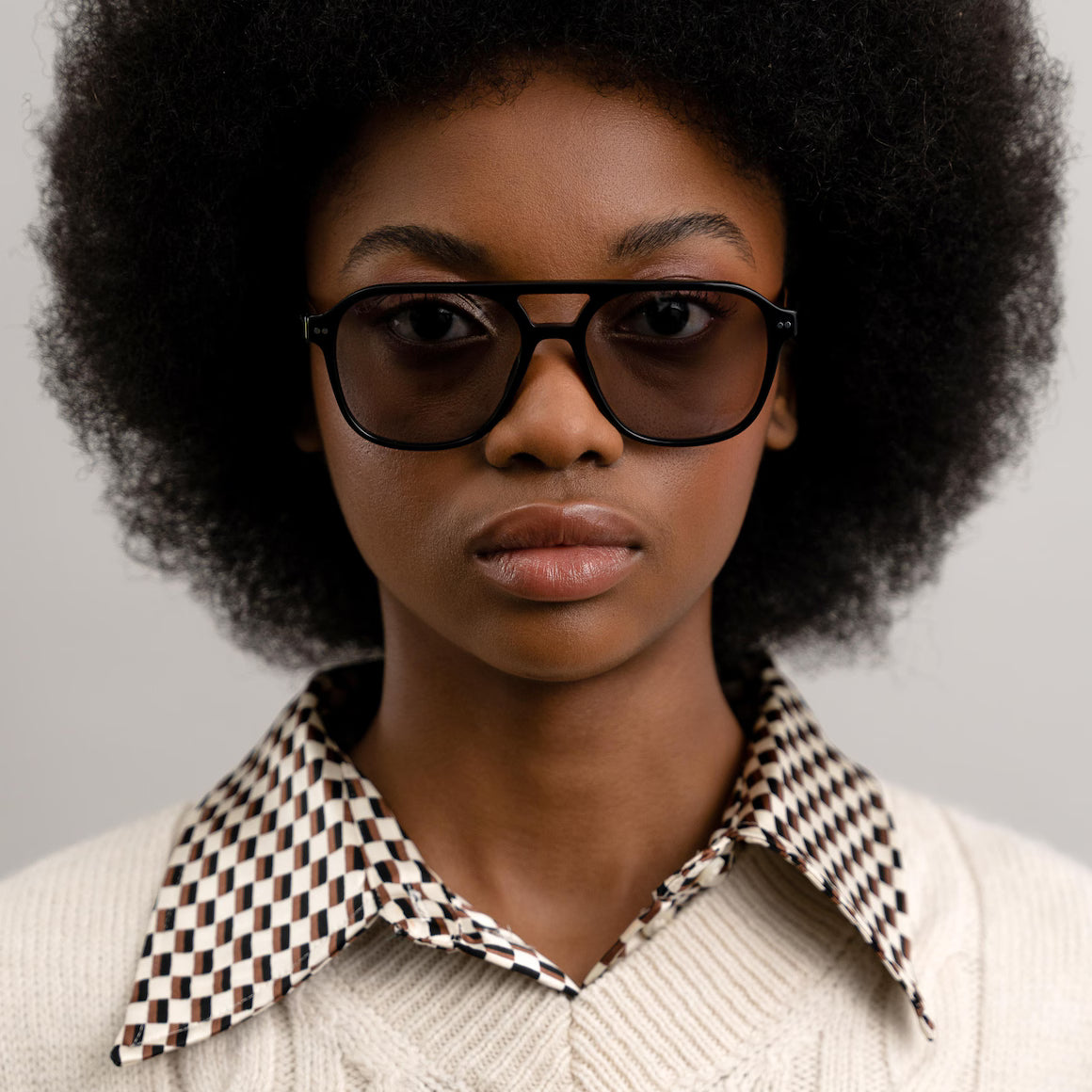 Sonnenbrille „Zurich Oversize All Black“