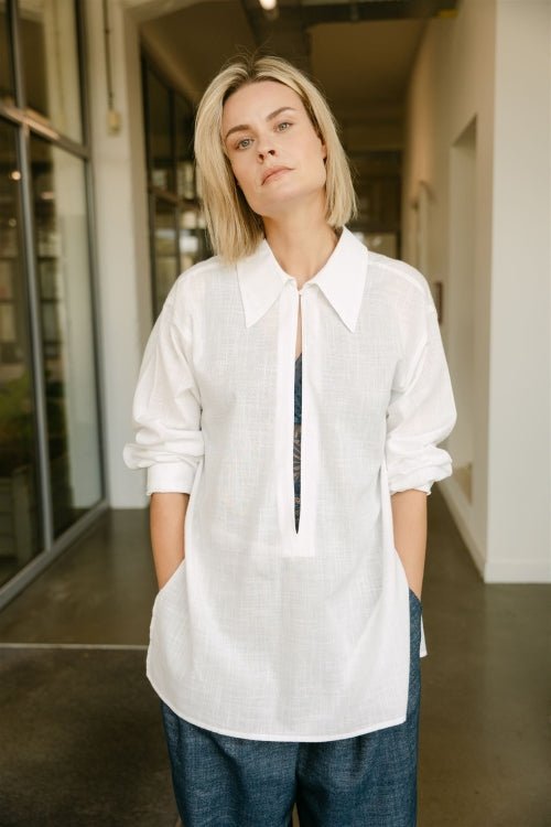 Blouse "LaurielleS6" white - Dein Lieblingsladen Concept