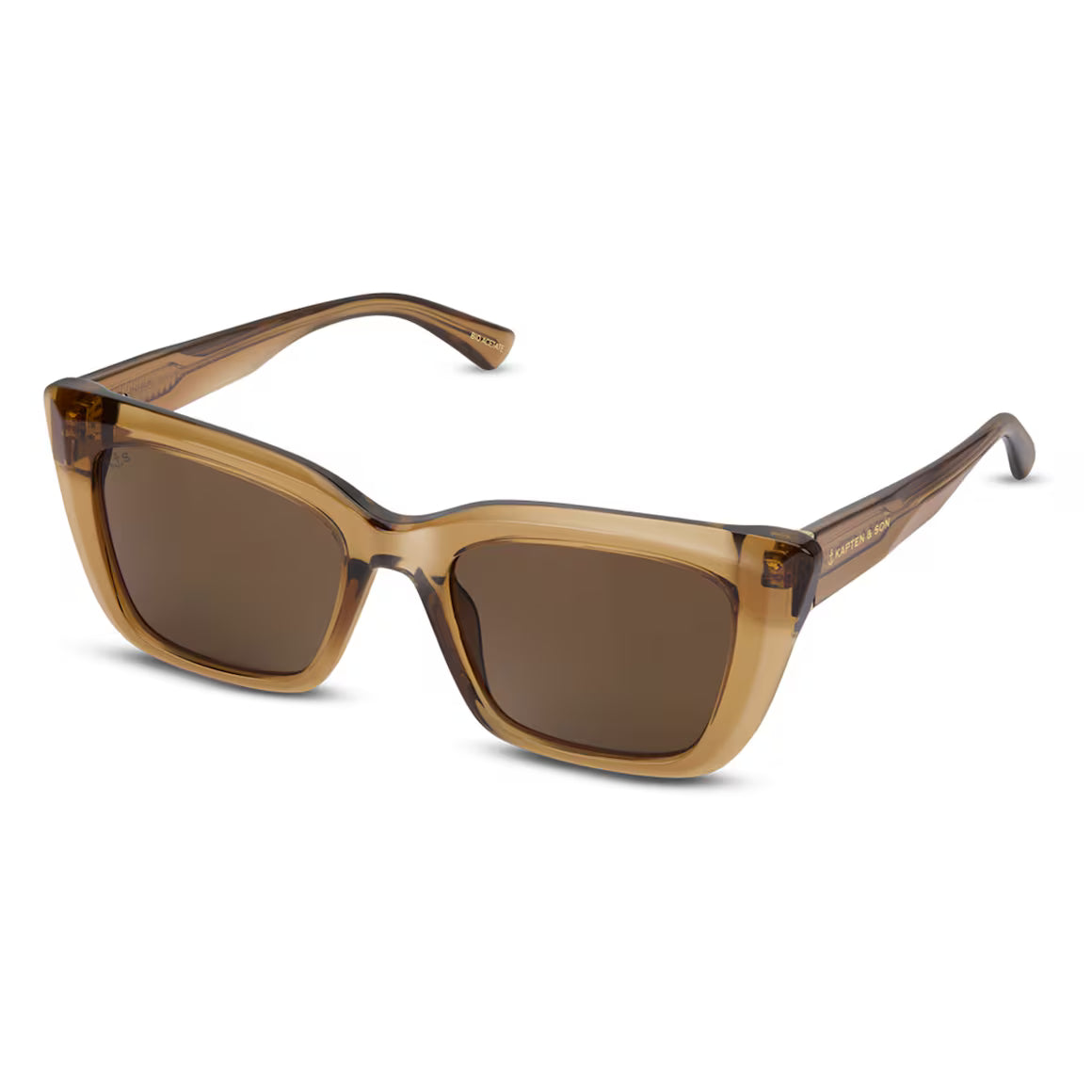Sonnenbrille „Cassis Transparent Caramel Brown“