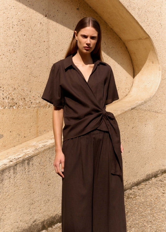 Wickelbluse "Lavender´CL"