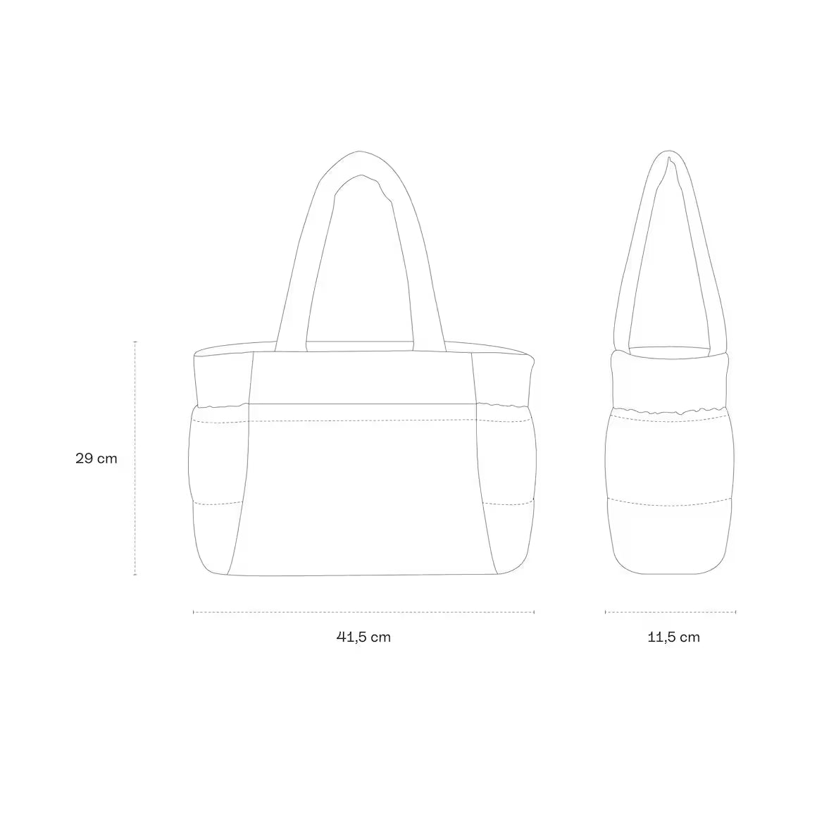 Tasche "Hellvi Cloud Medium Sandstone"