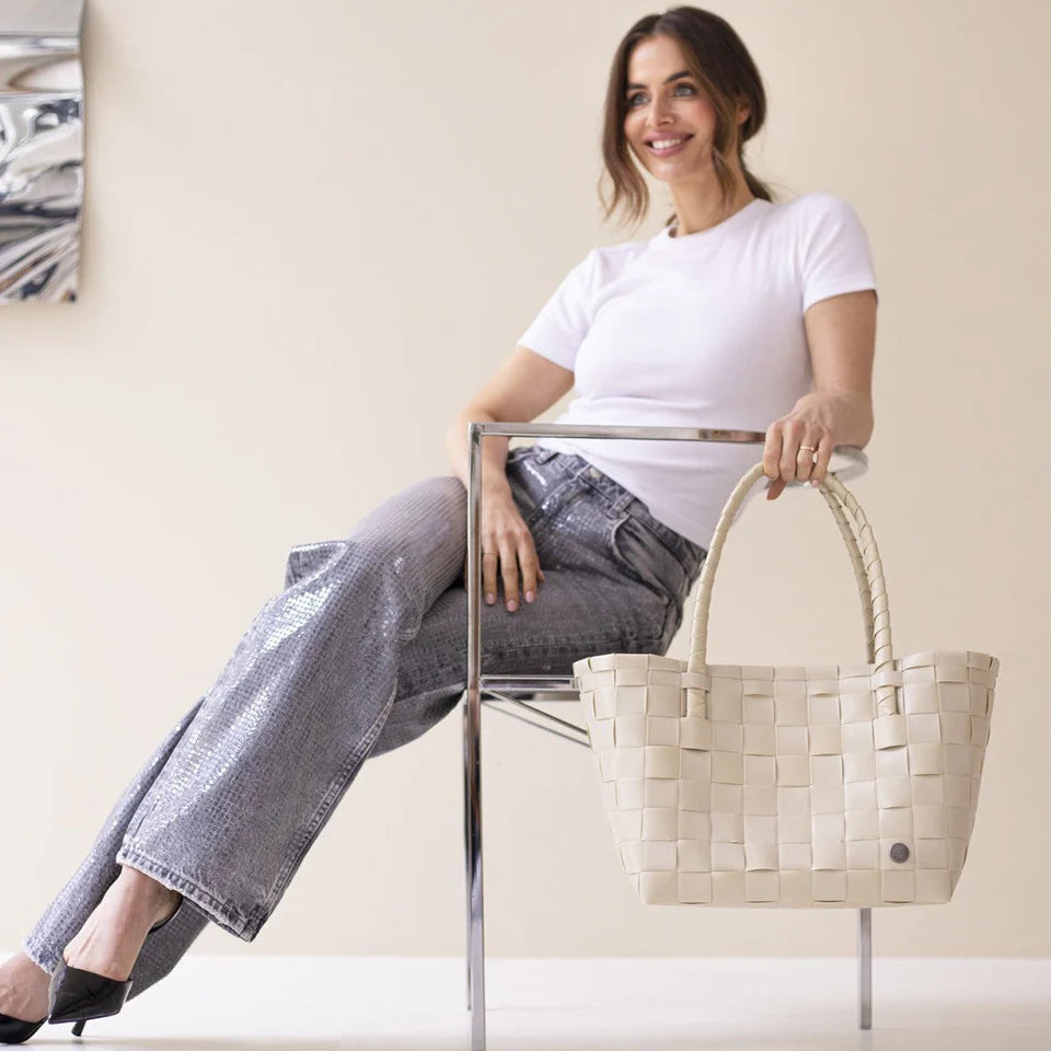 Shopper "Paris" pale grey