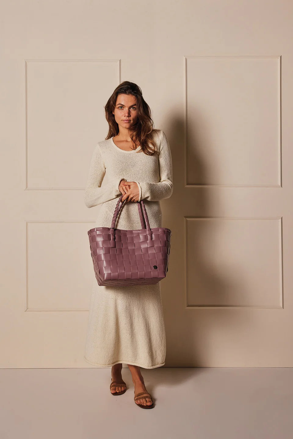 Shopper "Paris" rustic pink