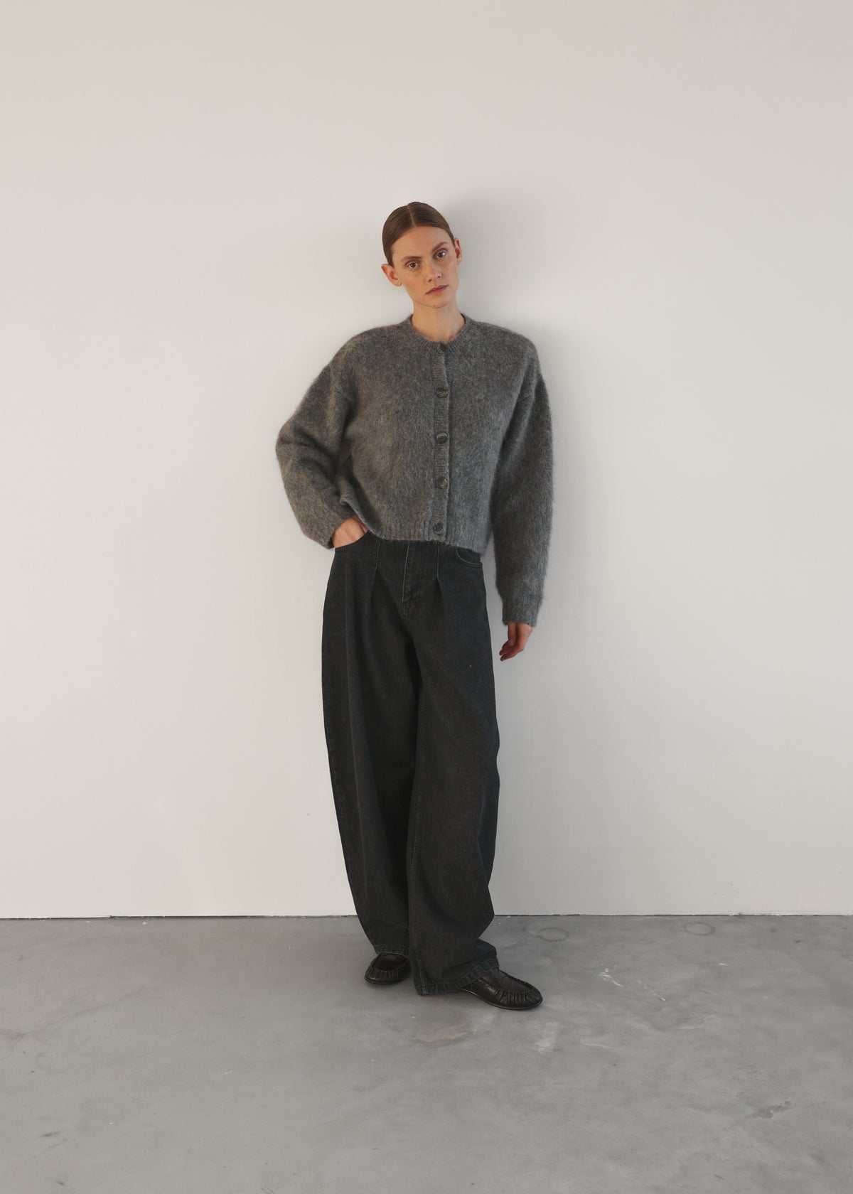 Cardigan "Izumi´CL" grey melee