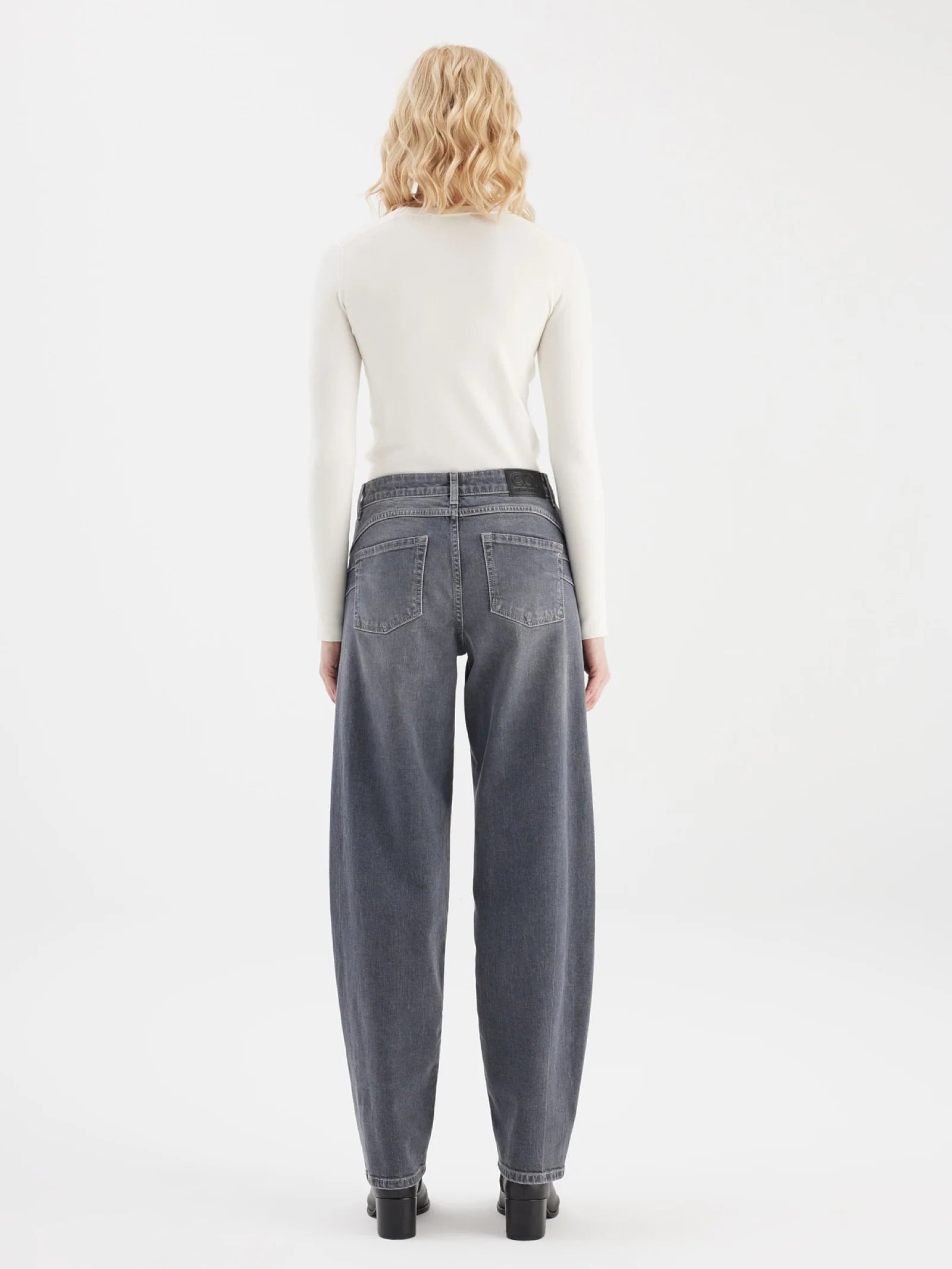 Jeans "Beth" dark grey vintage