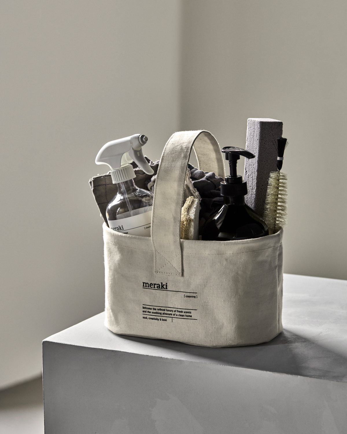 Basket "MKClean" white