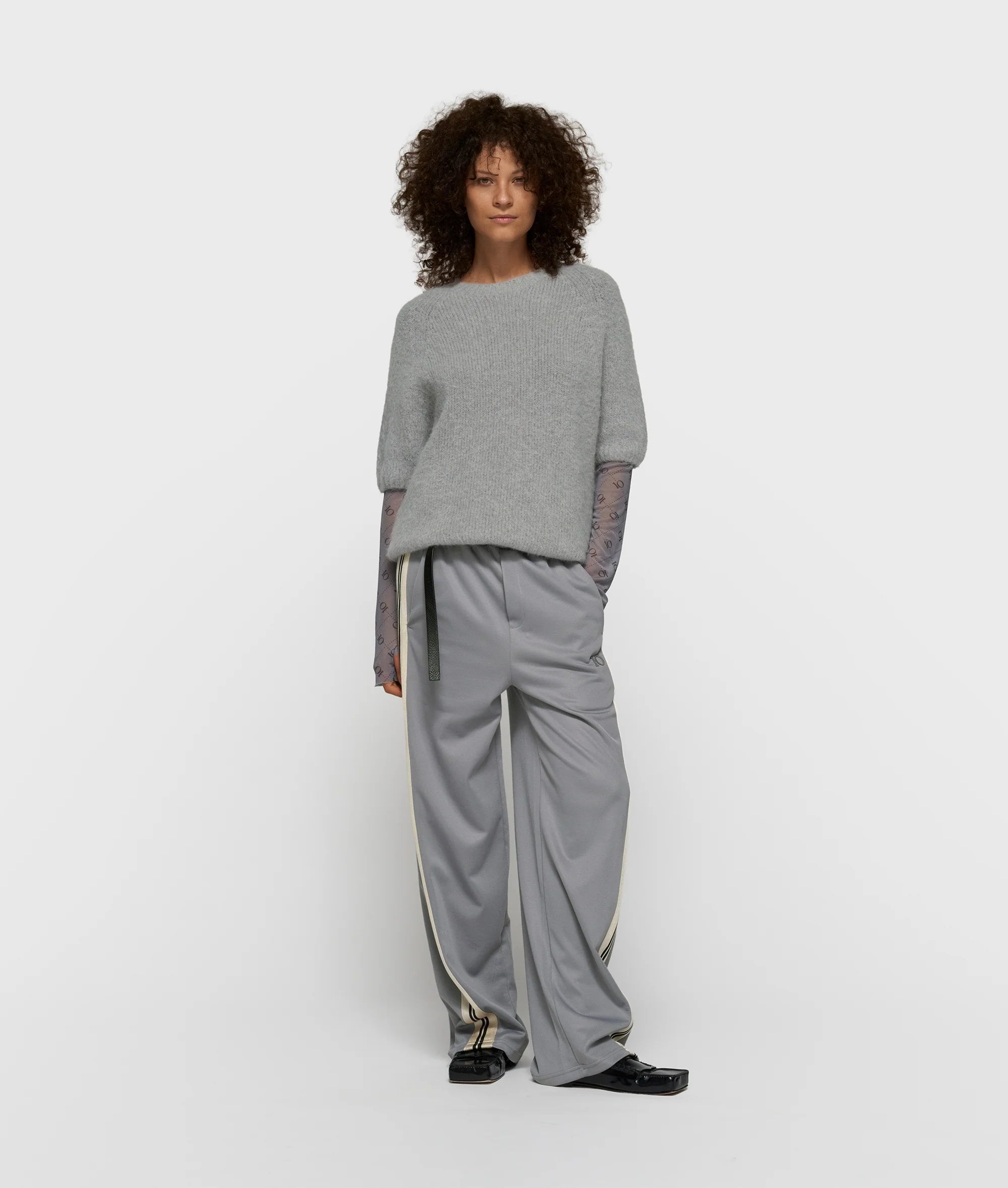 Short Sleeve Knit Sweater