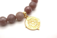 Armband „Mala Single Purple“