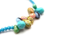 Armband „Mala Single 6Drops Blue Pearl“