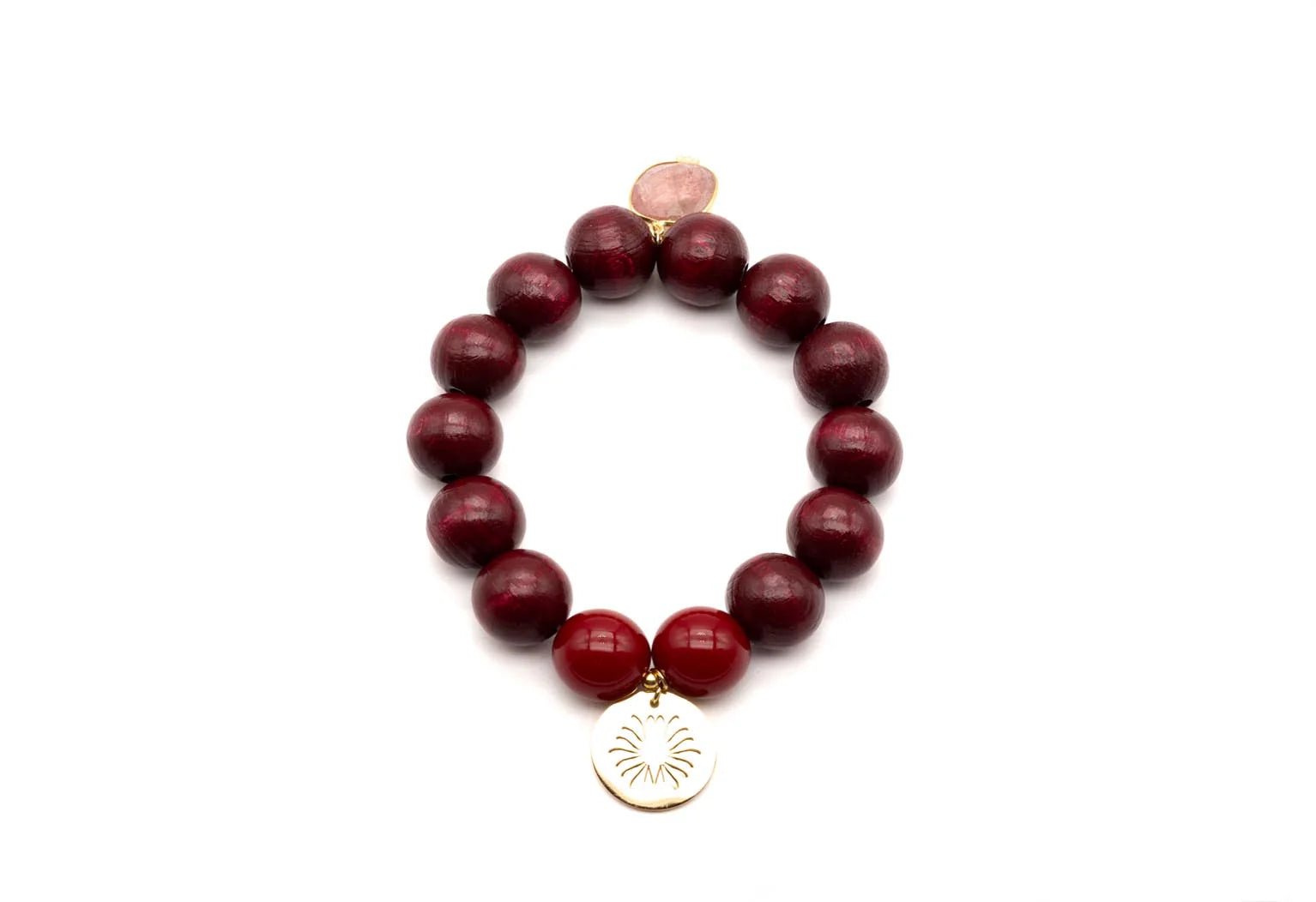 Armband "HSD Burgundy" - Dein Lieblingsladen Concept