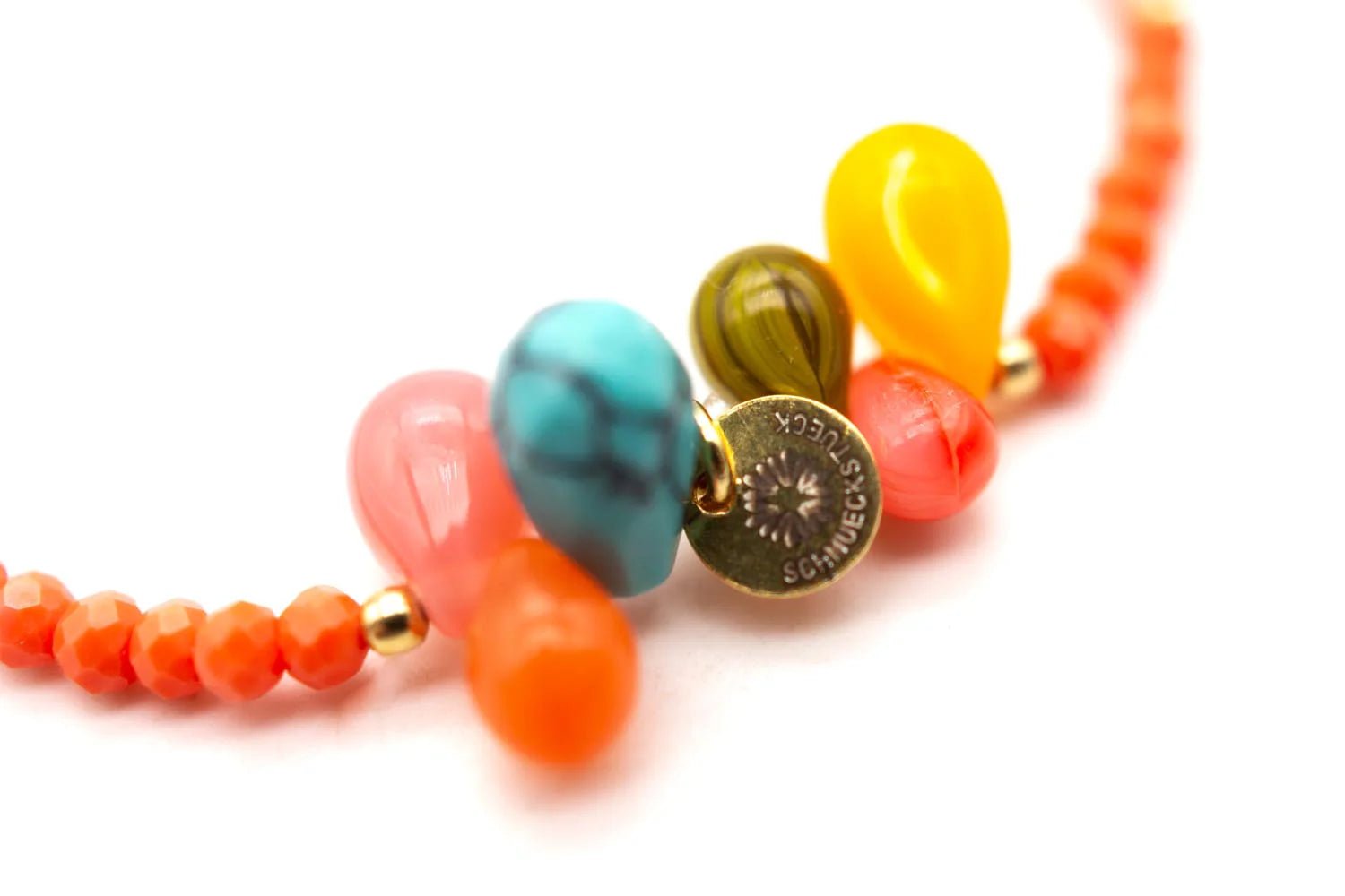 Armband "Mala Single 6Drops Coral" - Dein Lieblingsladen Concept