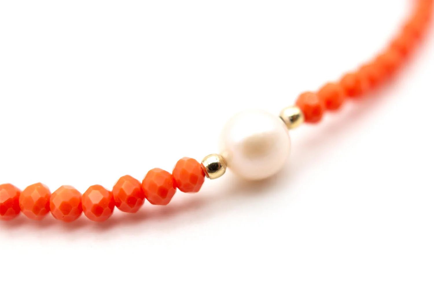 Armband "Mala Single 6Drops Coral" - Dein Lieblingsladen Concept