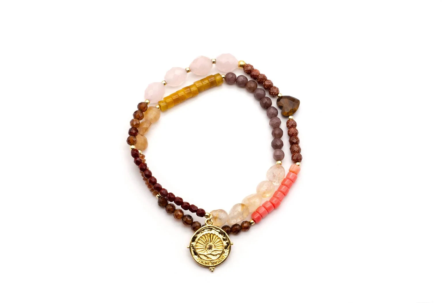 Armband "Mala Twin Autumn Pash"