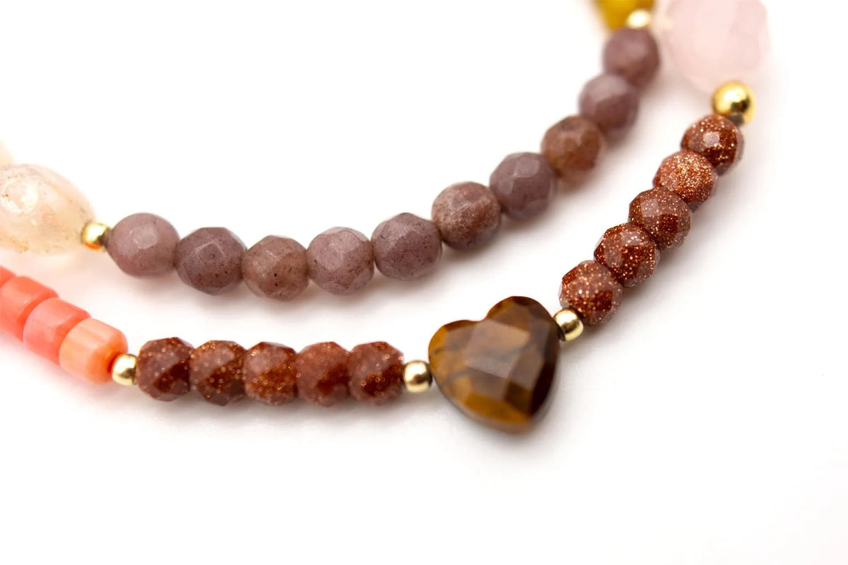 Armband "Mala Twin Autumn Pash"