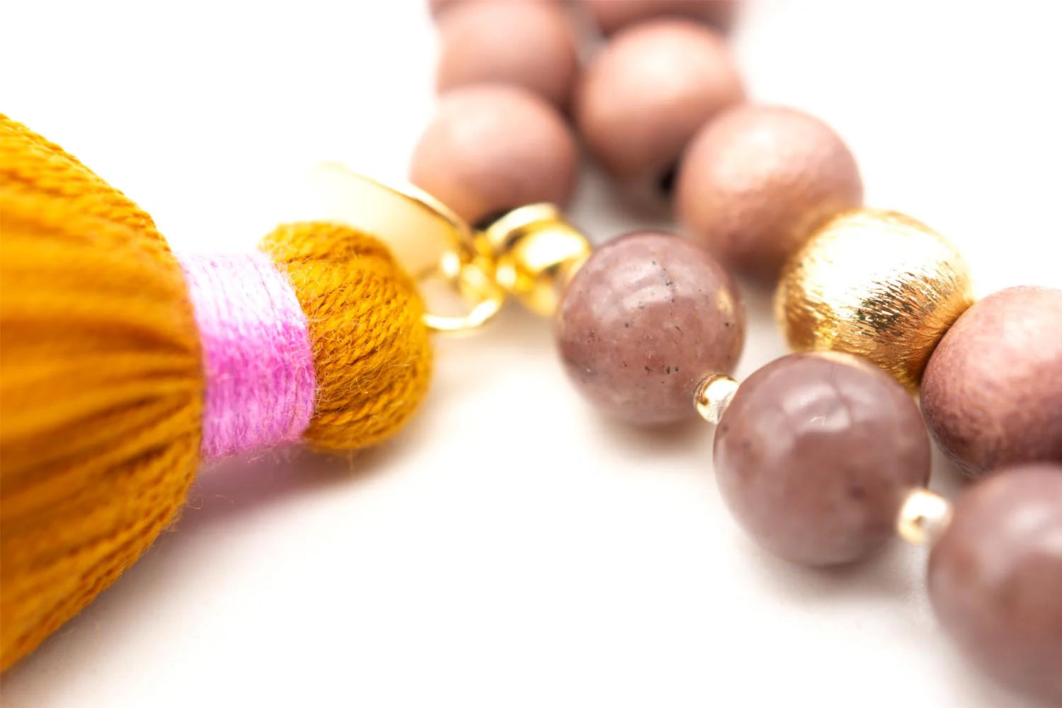 Armband "Mala Twin Ginger Blush"