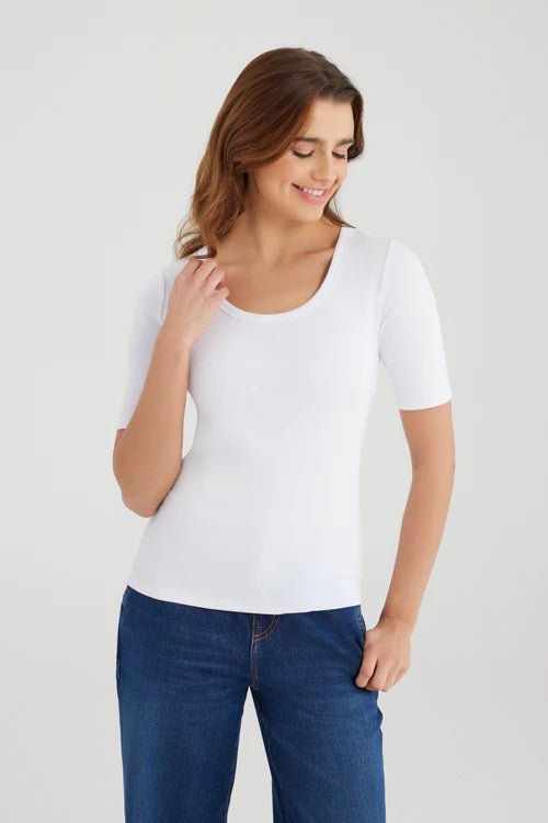T-Shirt "Alina" white - Dein Lieblingsladen Concept