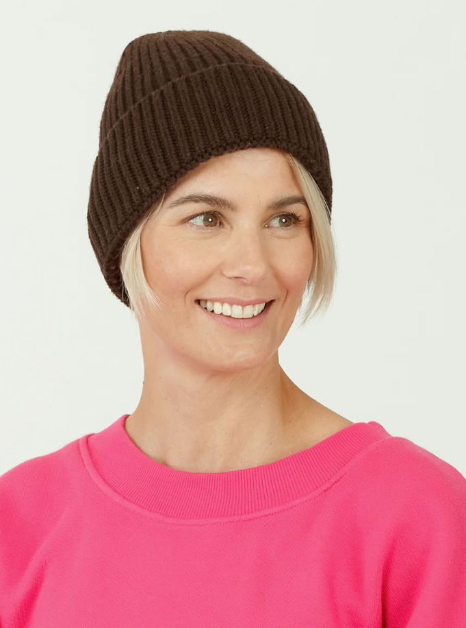 Mütze "Mika"-dark chocolate