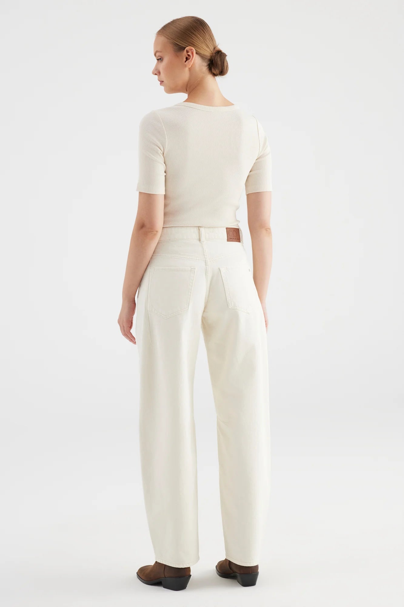 Jeans "Clara" ecru - Dein Lieblingsladen Concept