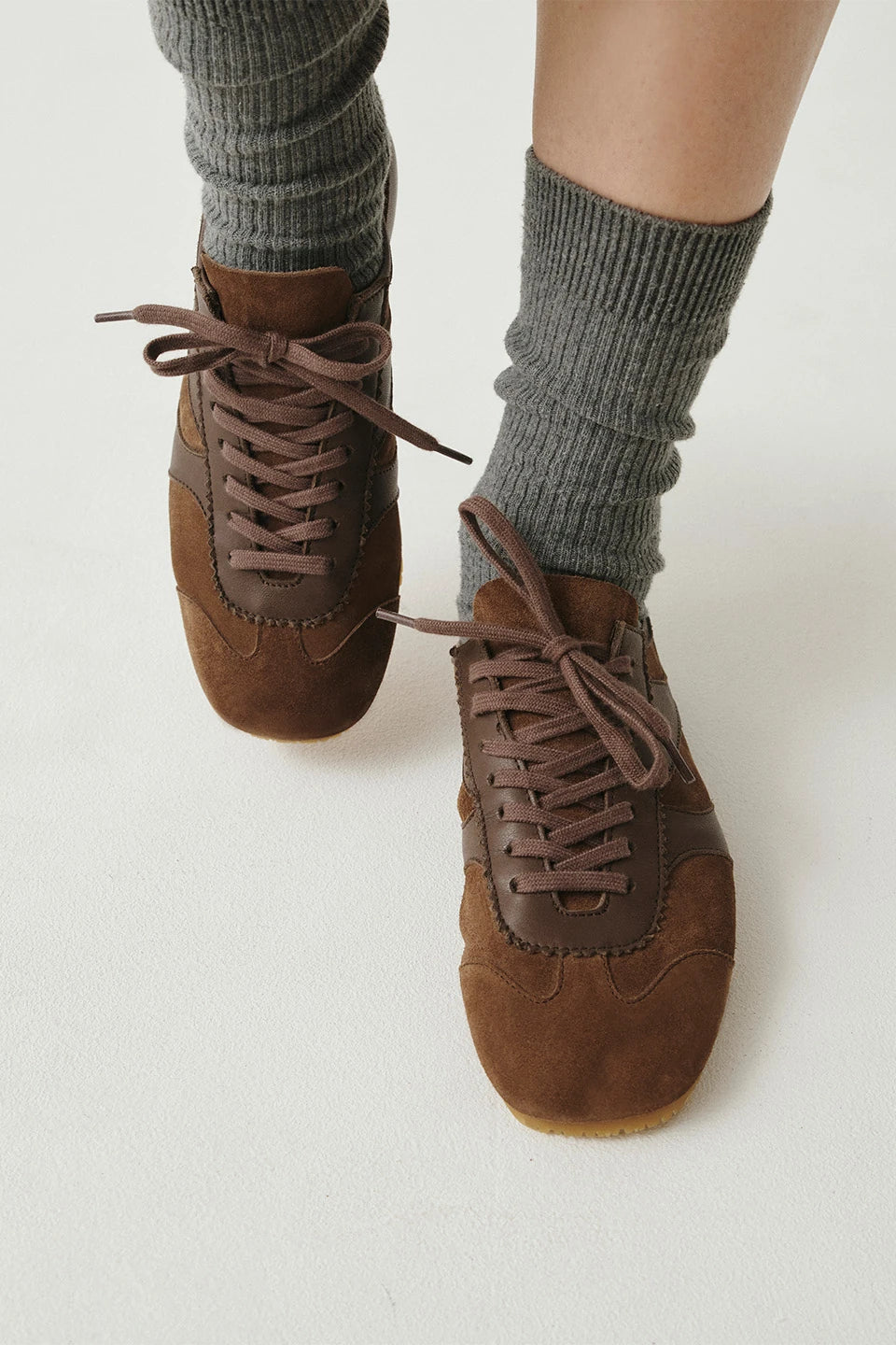 Sneaker Leather Mix CPH717 New Mokka