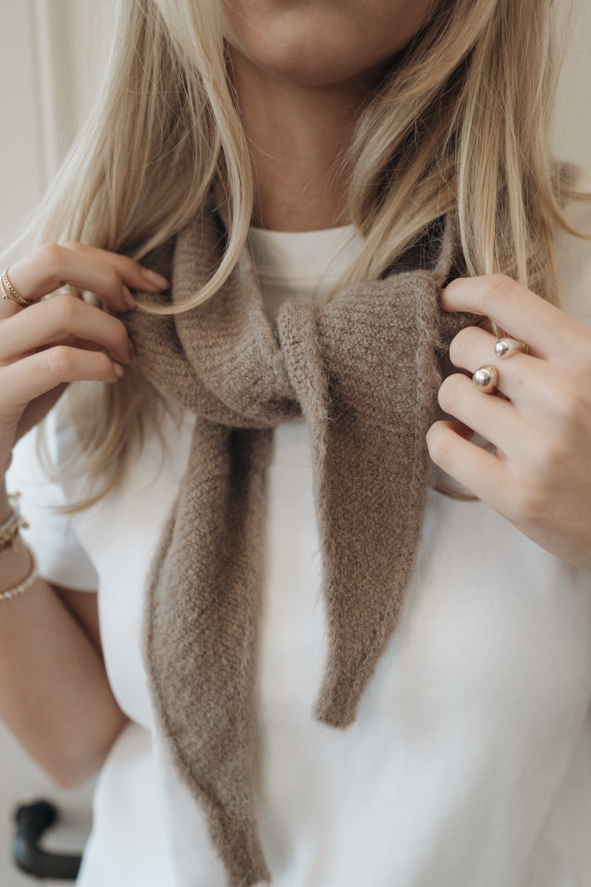 Dreieckstuch "SallyDLL" taupe