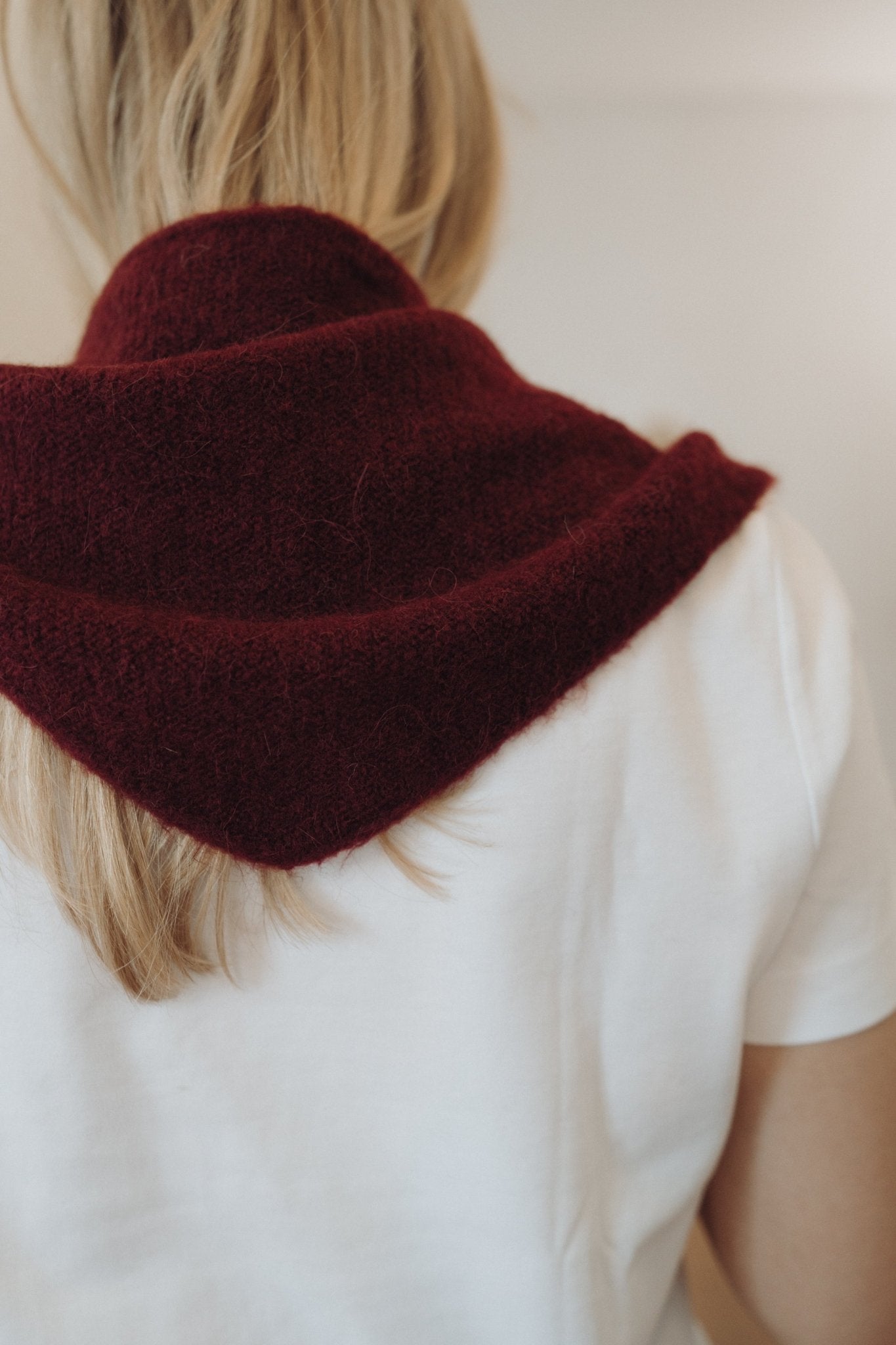 Dreieckstuch "SallyDLL" bordeaux - Dein Lieblingsladen Concept