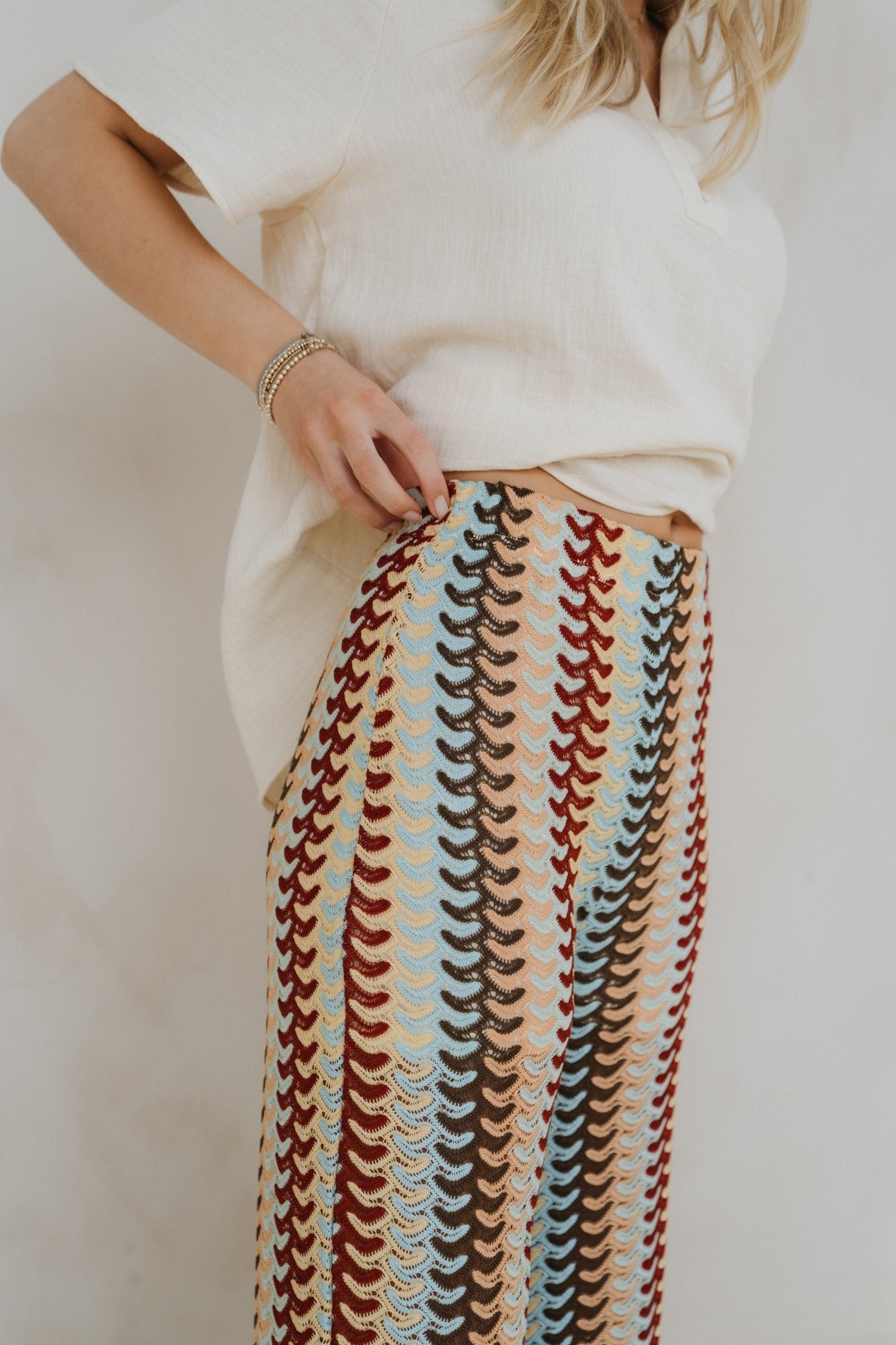 Hose "LouDLL" colorful sage - Dein Lieblingsladen Concept